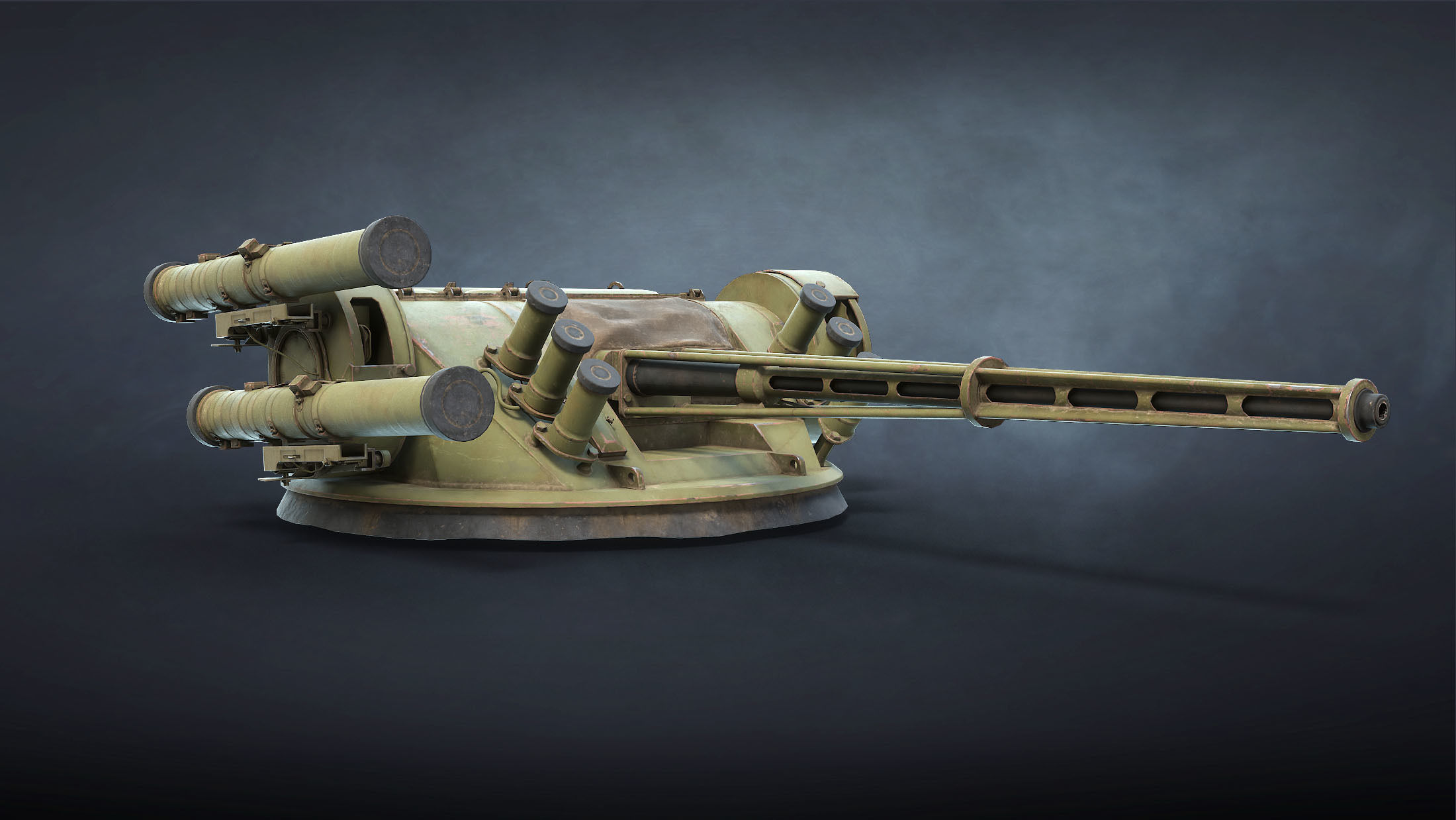 BM-3 Shturm Ukrainian Fighting Module Low-poly 3D model_8