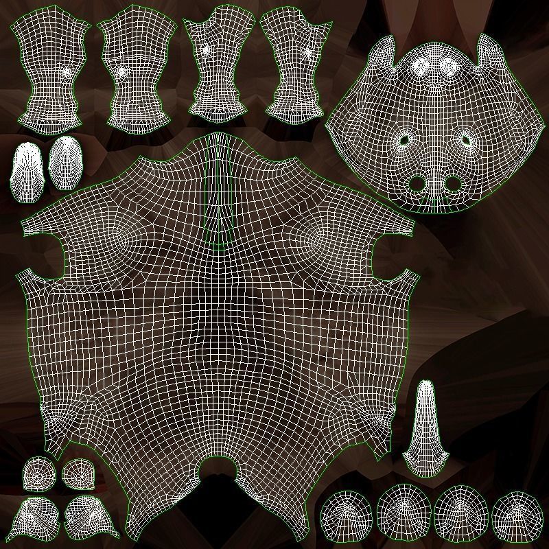 Horse Rigged Low-poly 3D model_17