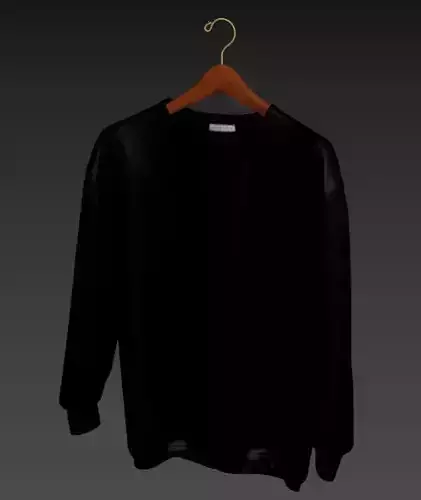 sweatshirt sweater on hanger