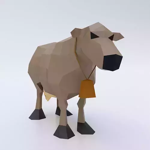 Cow animal 3d model 