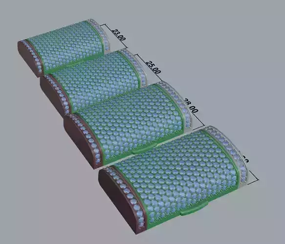 chain lock round stones