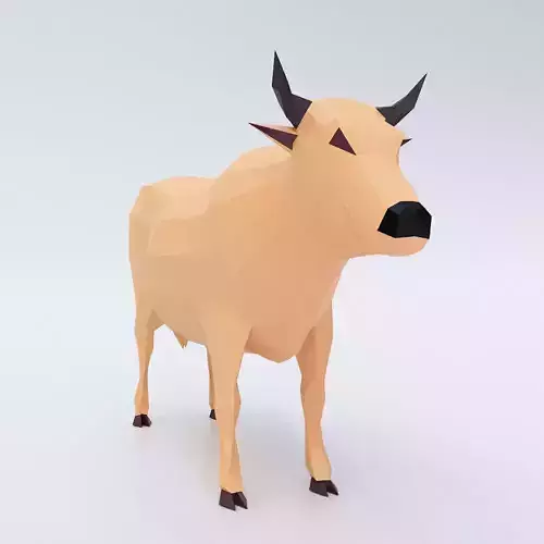 Cow animal 3d model 