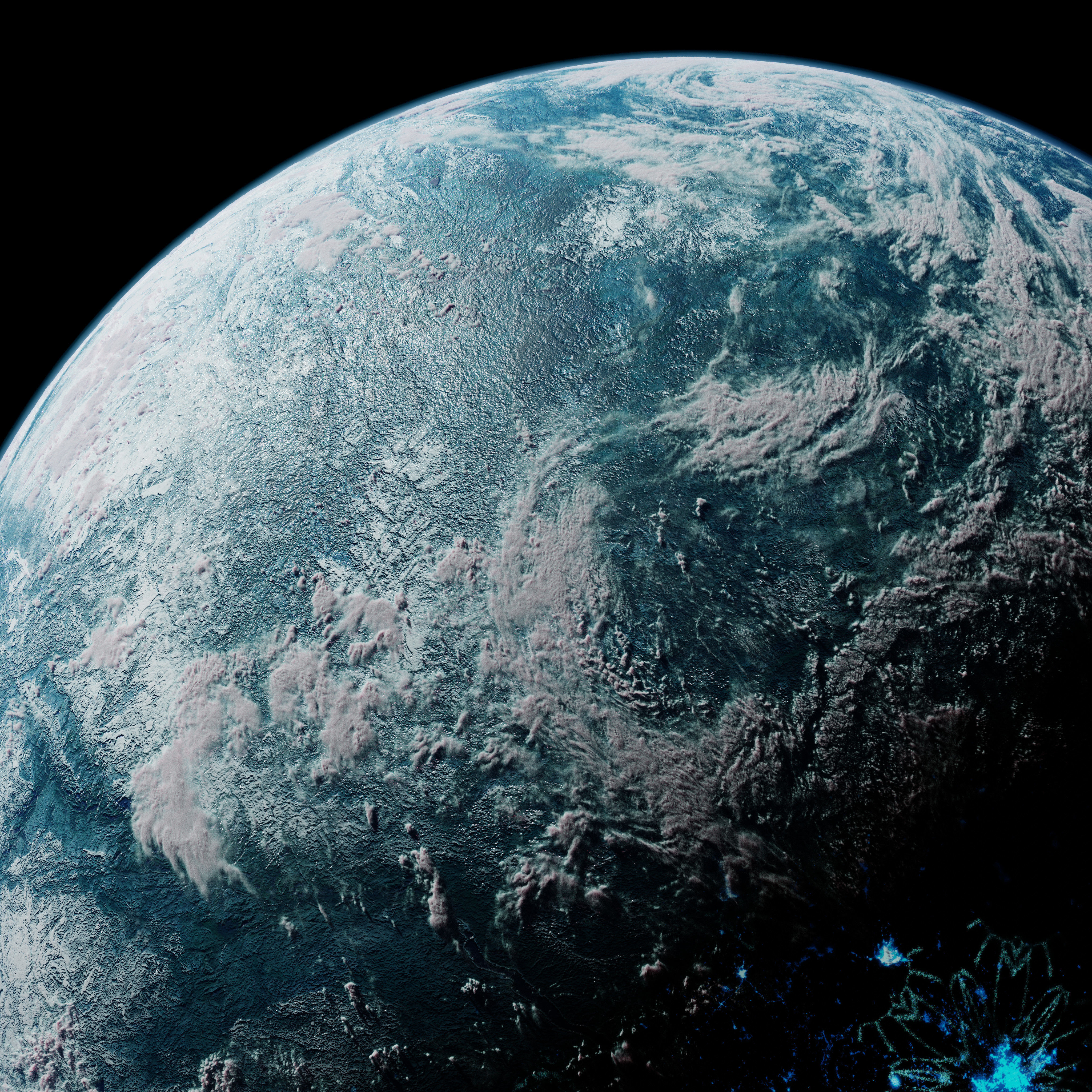Csilla - 4k Star Wars Planet Texture Free 3D model_3