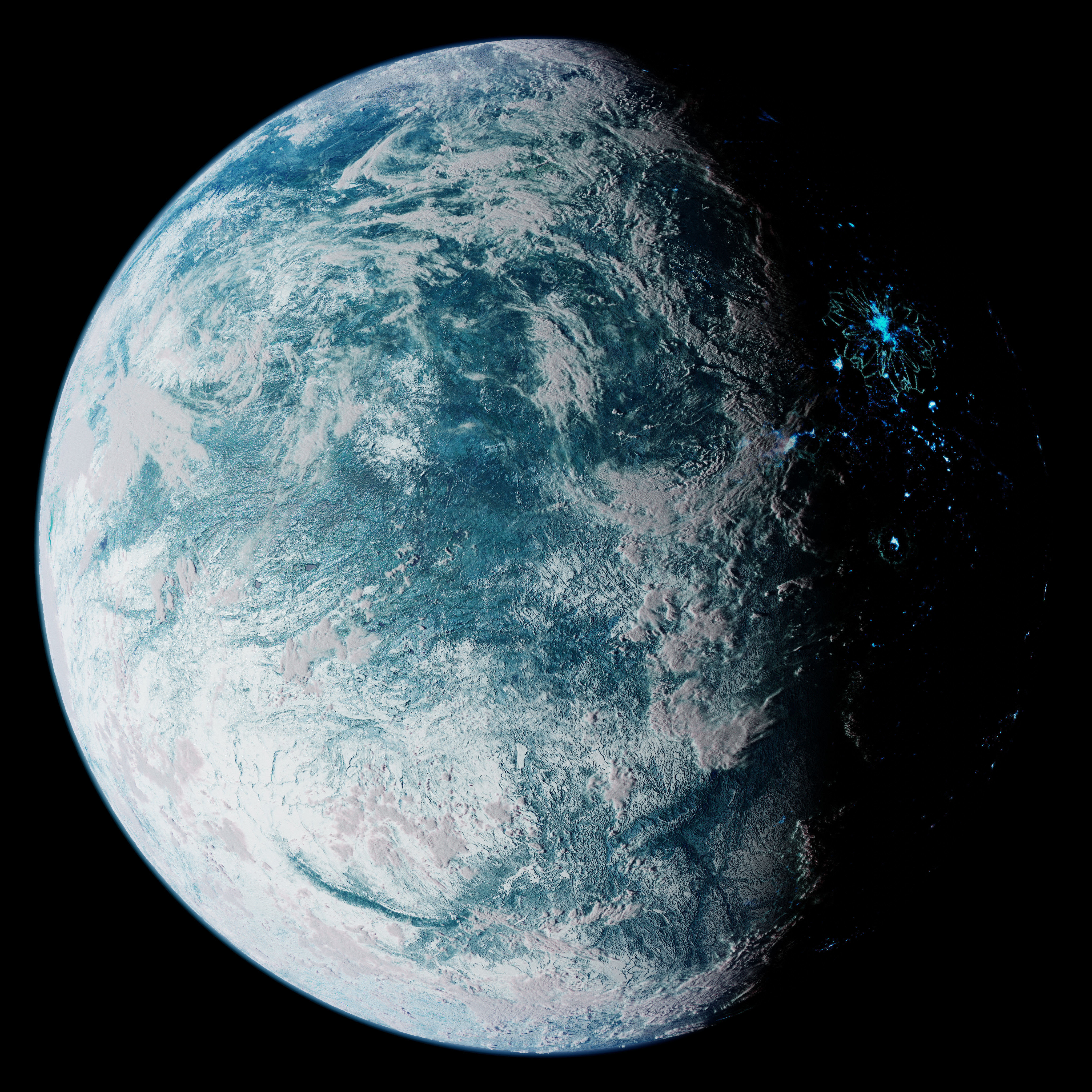 Csilla - 4k Star Wars Planet Texture Free 3D model_7