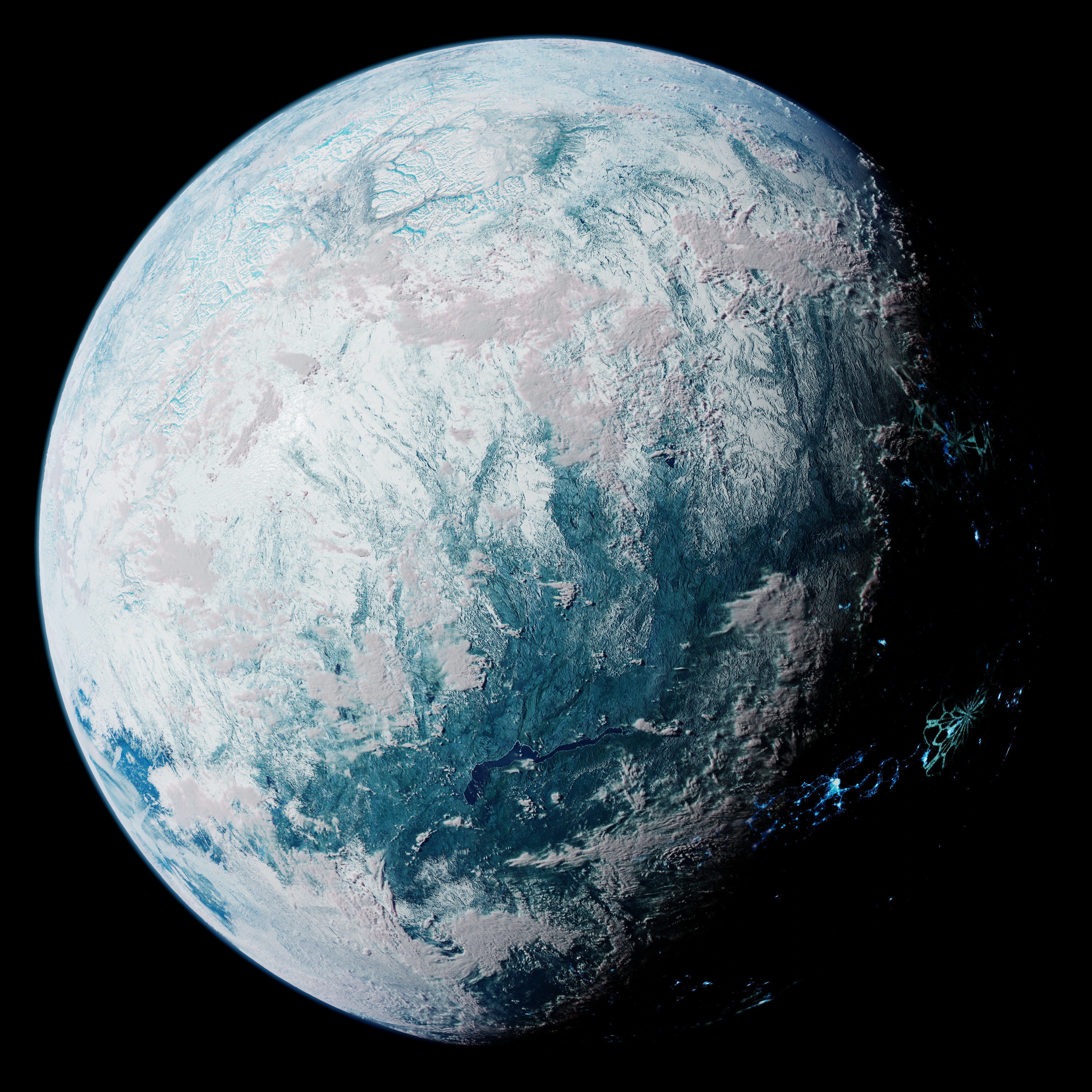 Csilla - 4k Star Wars Planet Texture Free 3D model_2