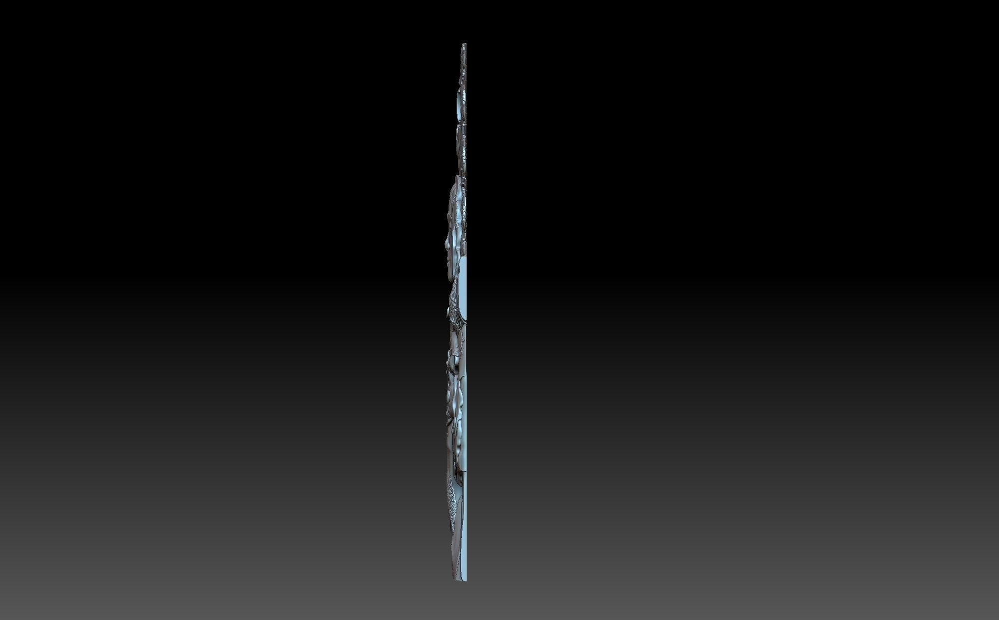 Virgen De La Coronacion 3D print model_3