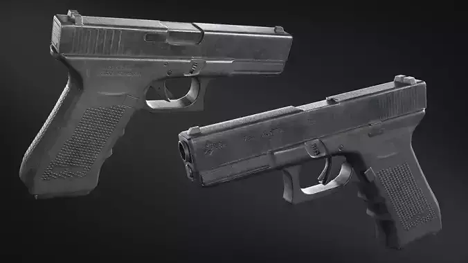 MILITARY Free Glock Pistol  Free 3D model