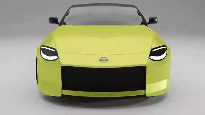 Nissan Z 2023 3D Model Free low-poly 3D model