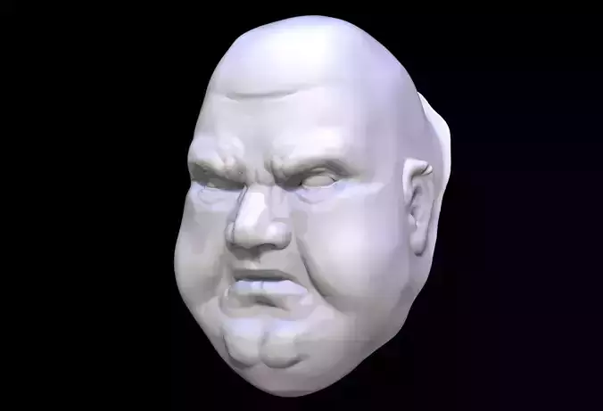 Eggman Head Sculpt