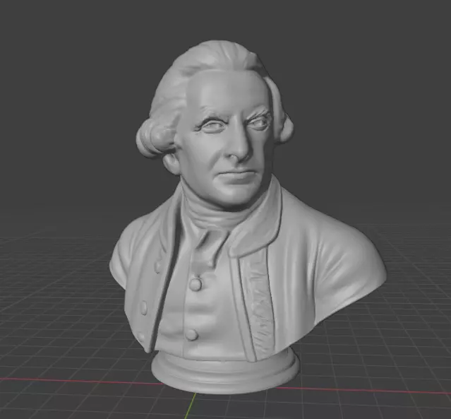James Cook 3D print model_2