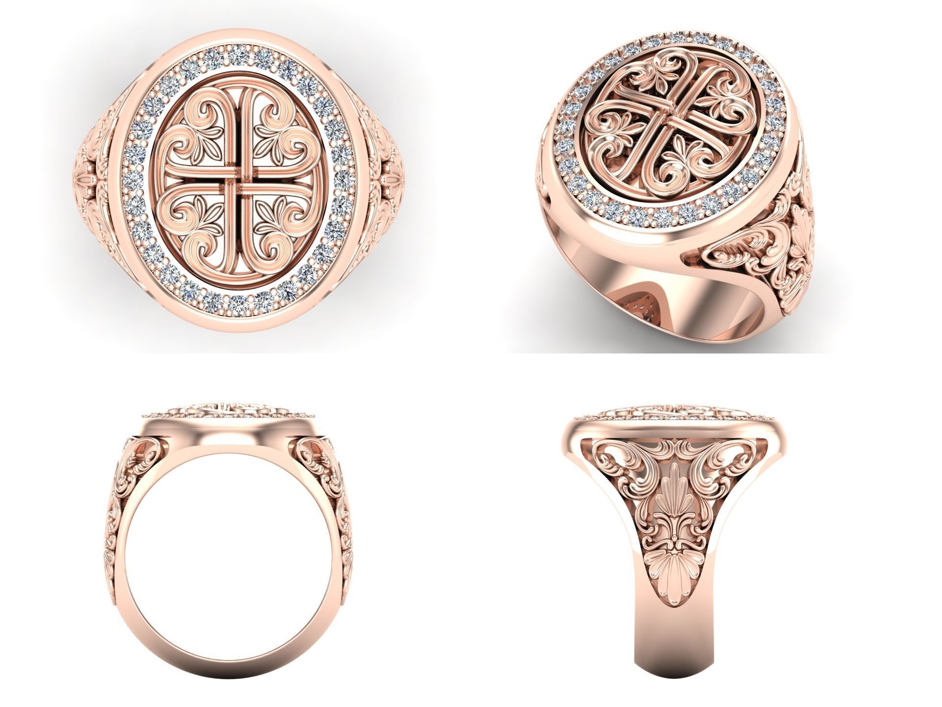 Ring kt146 3D print model_3