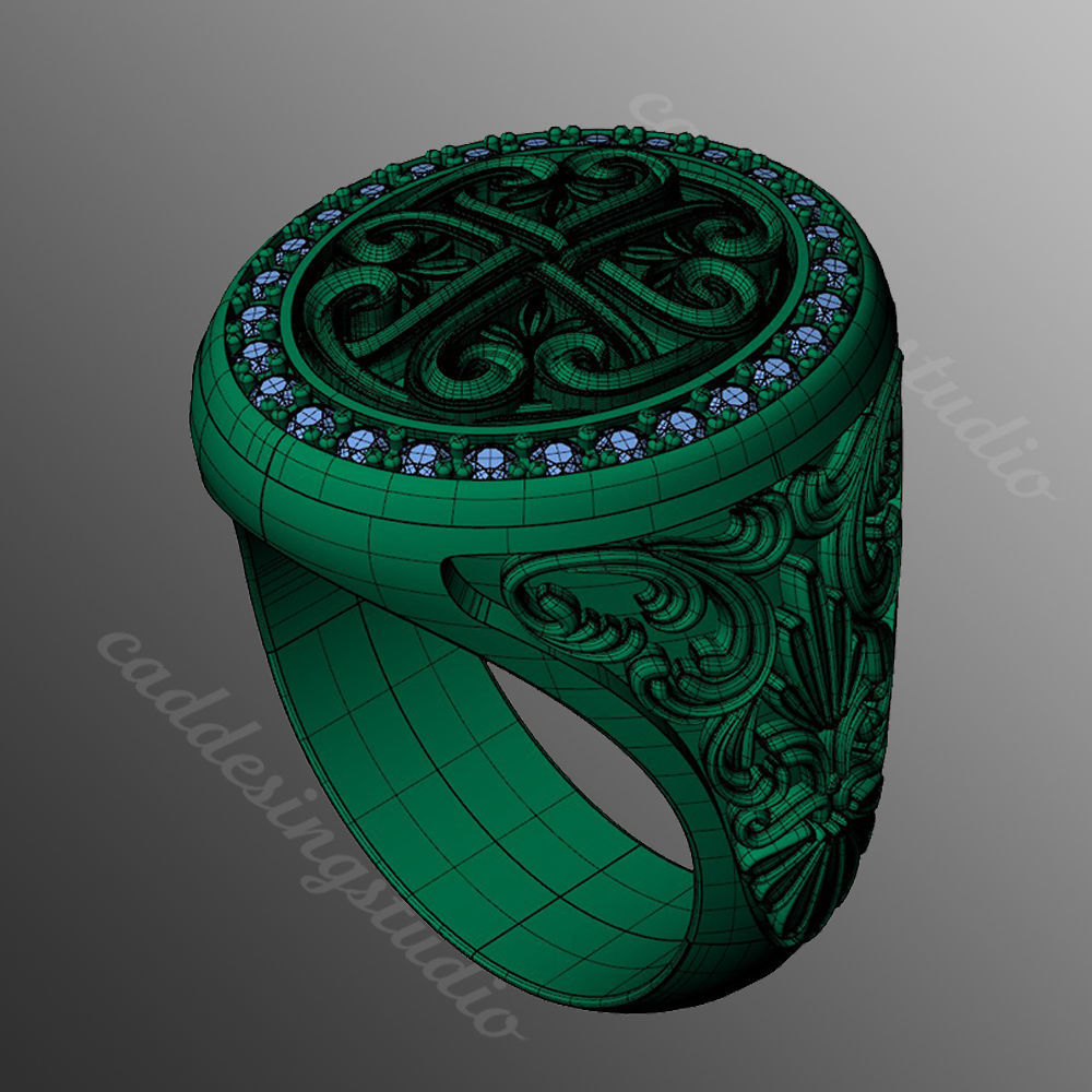 Ring kt146 3D print model_2