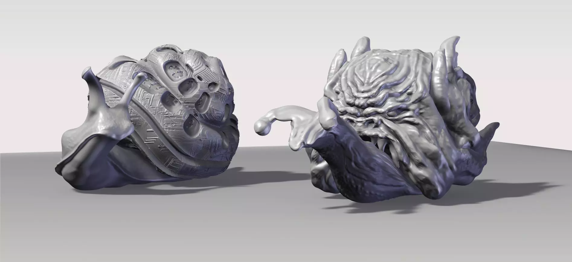 Snail Maker - Multipart Interchangeable Fantasy Snail Builder  3D print model_0