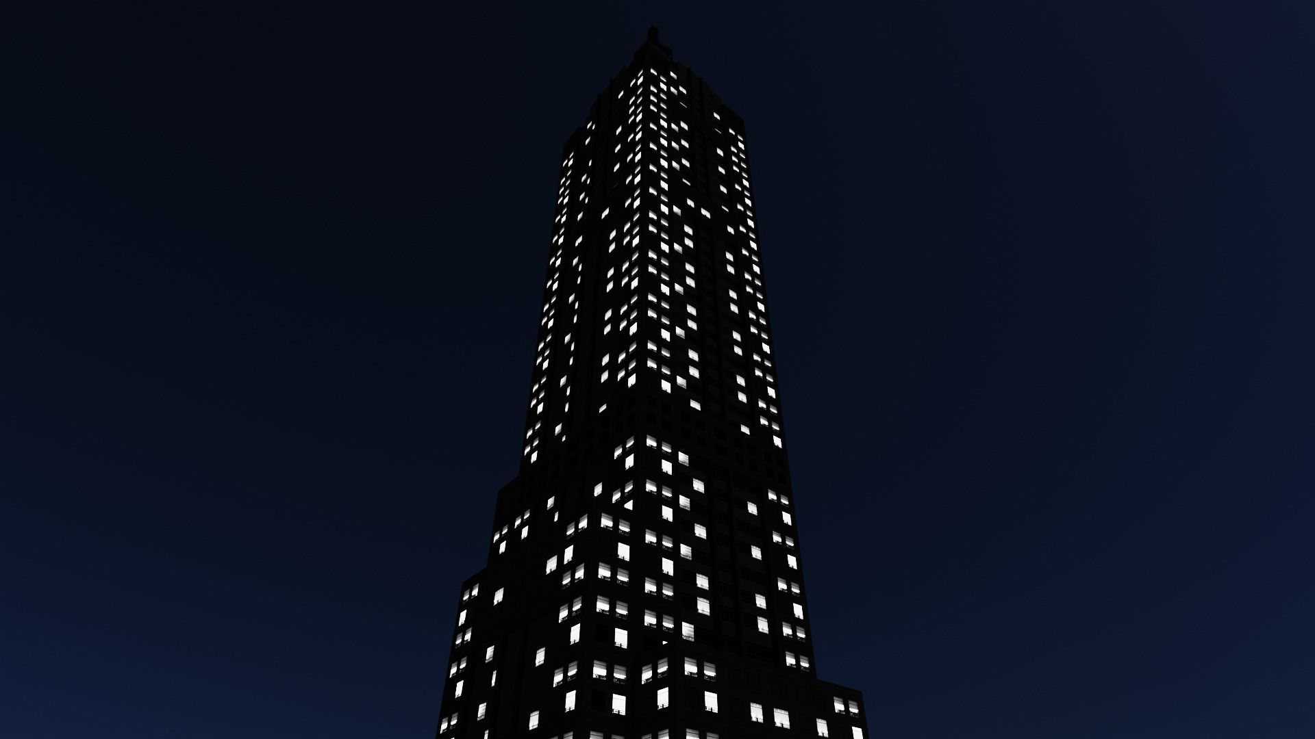 120 Collins St Low-poly 3D model_11