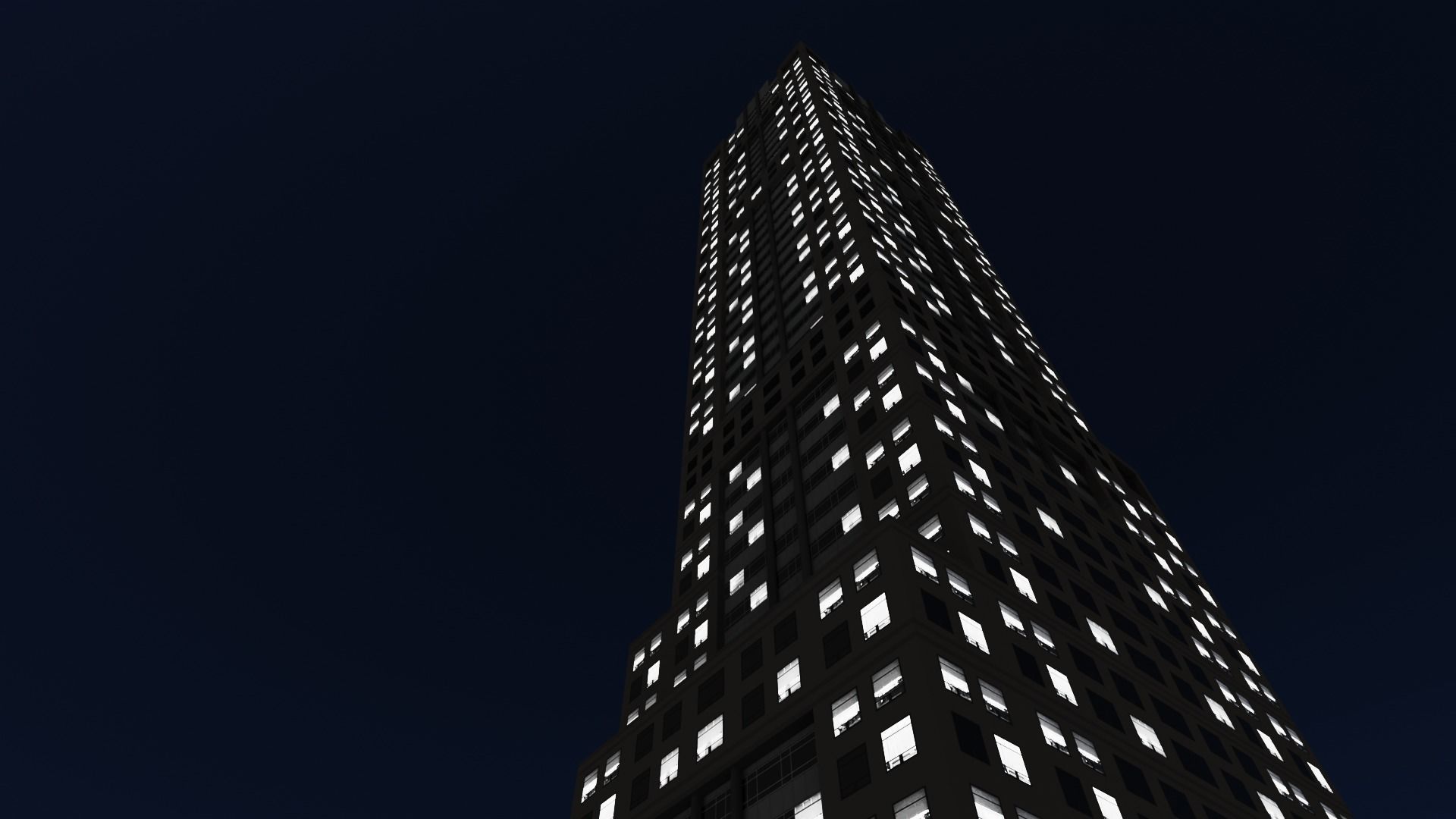 120 Collins St Low-poly 3D model_9