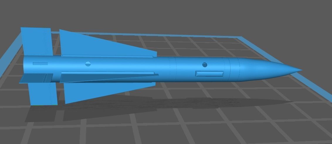 AIM-54 phoenix missile perfect for scale models  3D print model_1