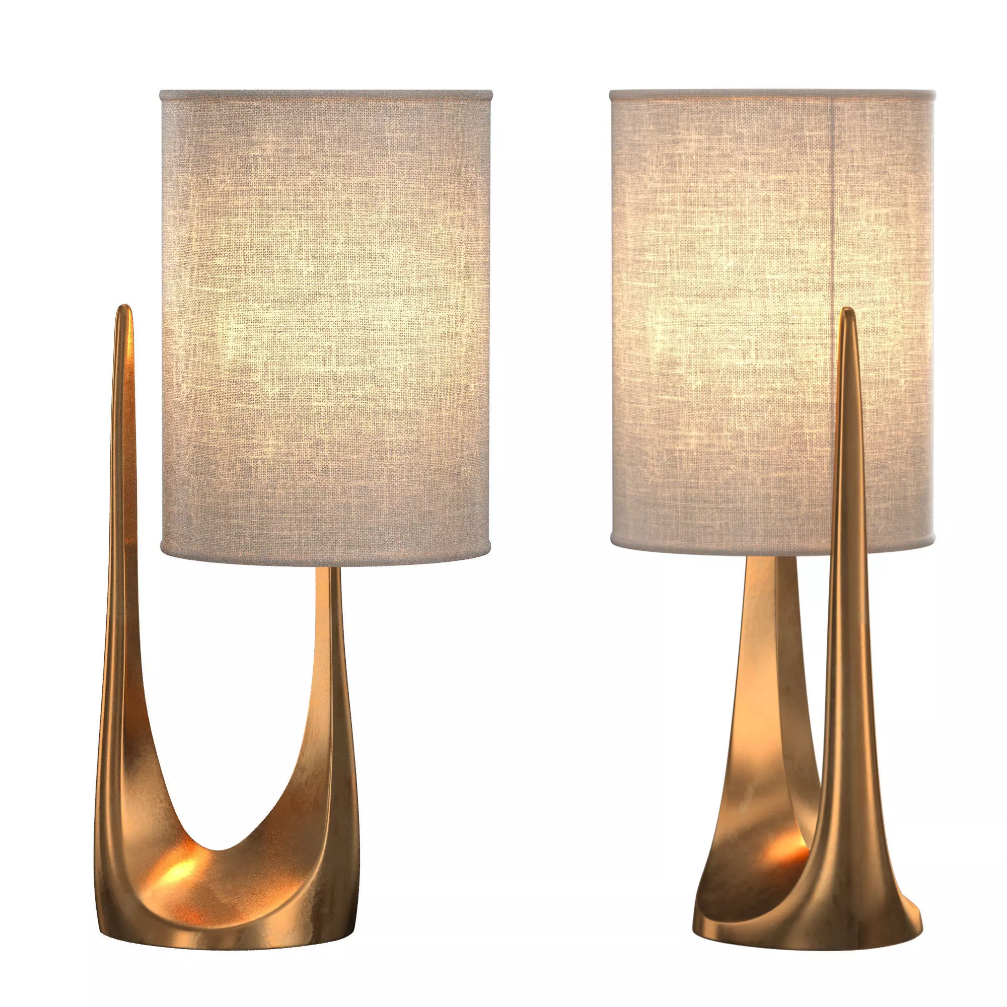 Table lamp Rogi 3D model_0
