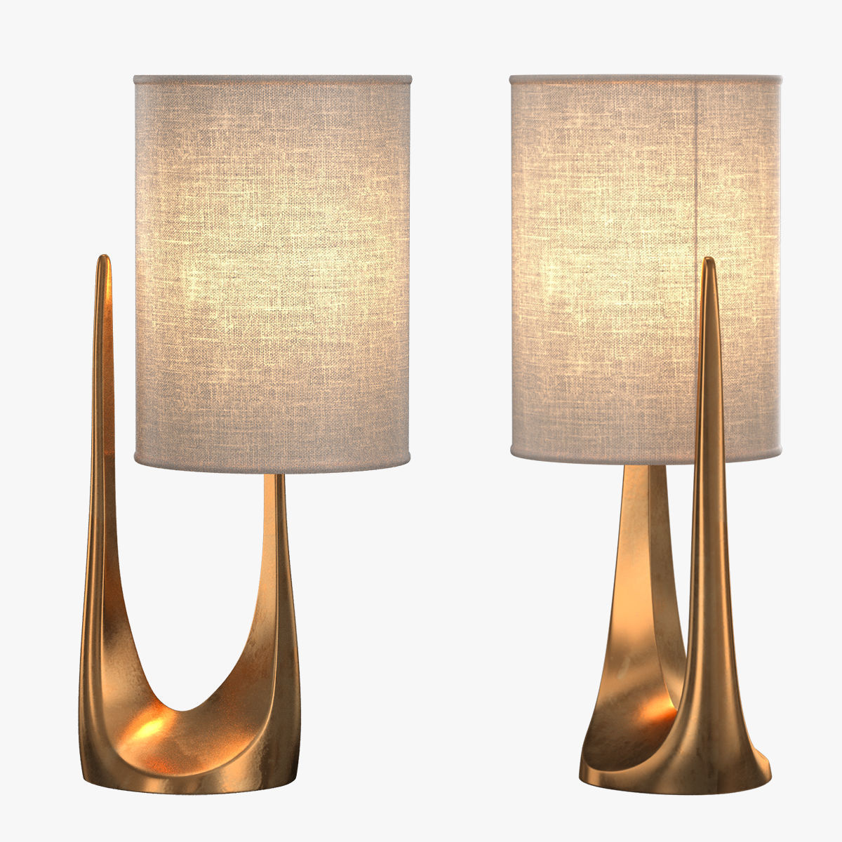 Table lamp Rogi 3D model_8