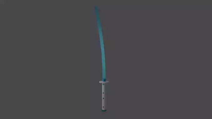 blue katana