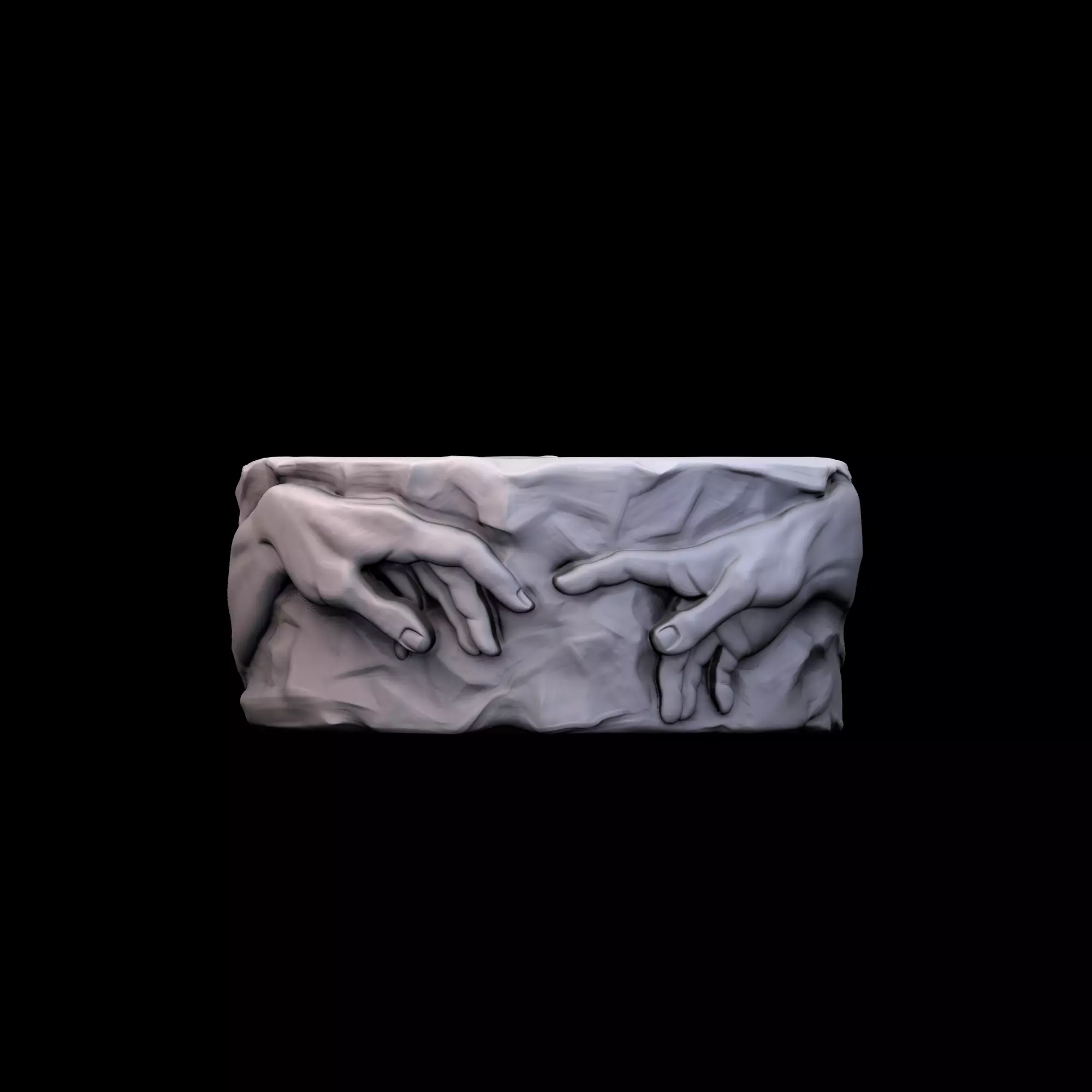 Ring The Creation Of Adam 3D print model_0