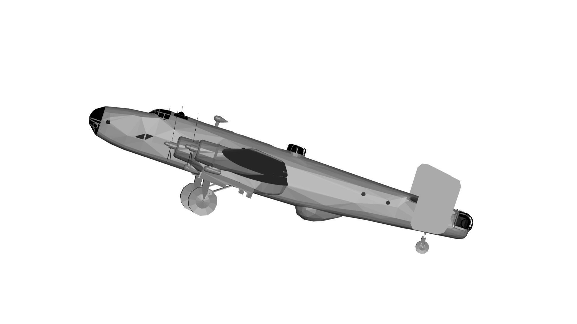 Handley Page Halifax 3D model_3