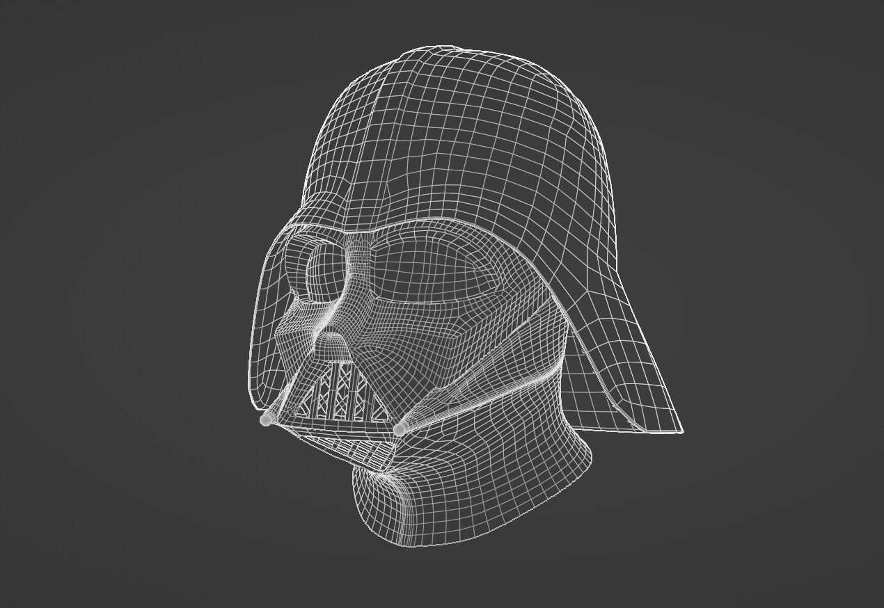 Darth Vader Helmet 3D model_3