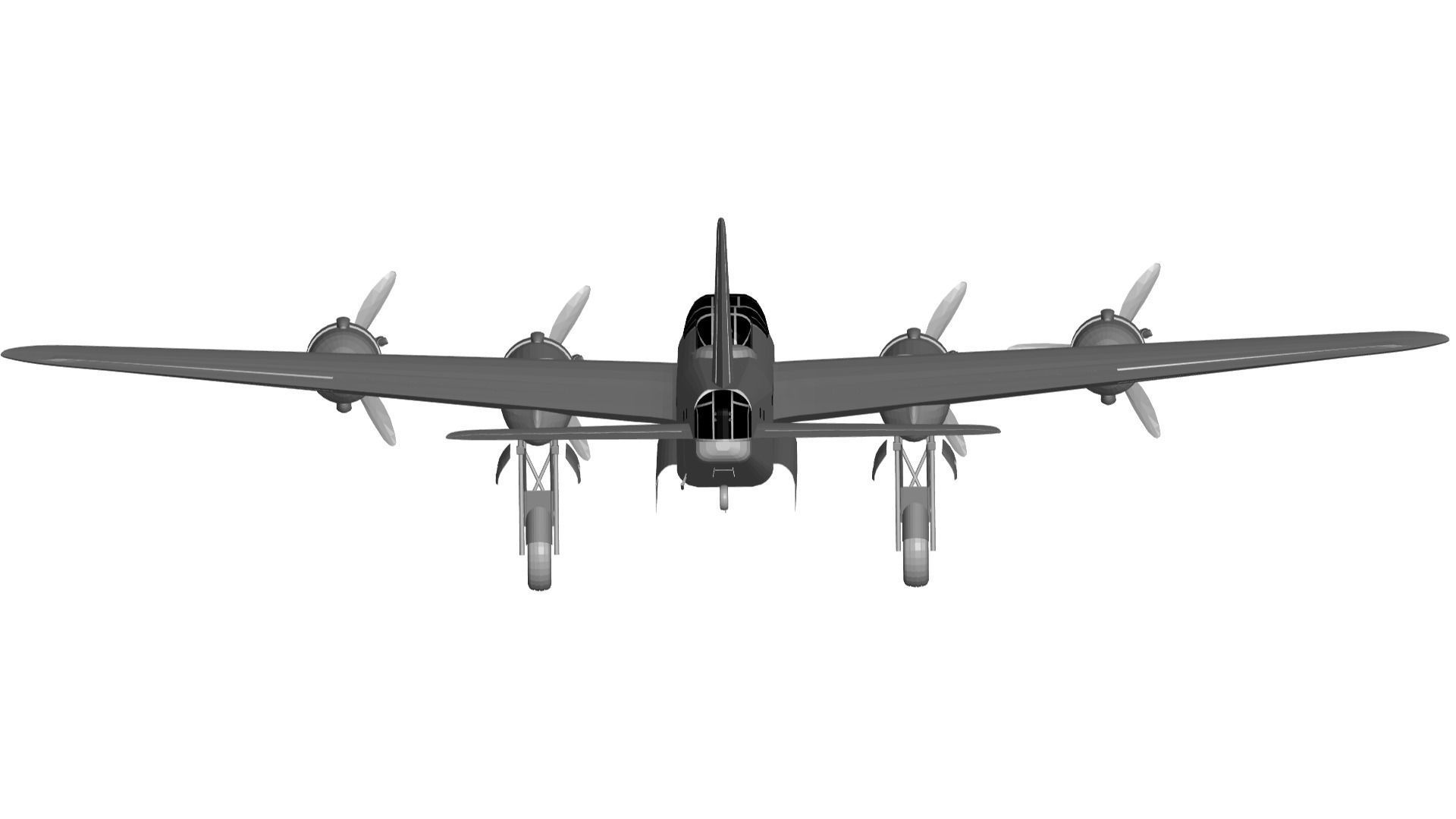 Short Stirling 3D model_3