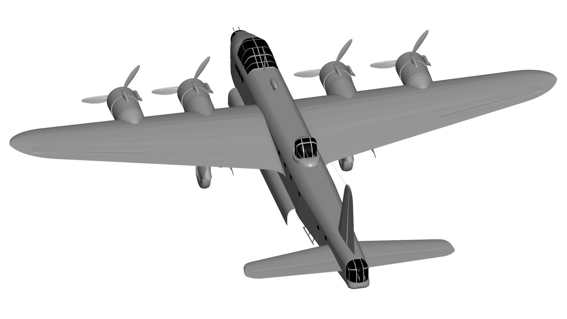 Short Stirling 3D model_4