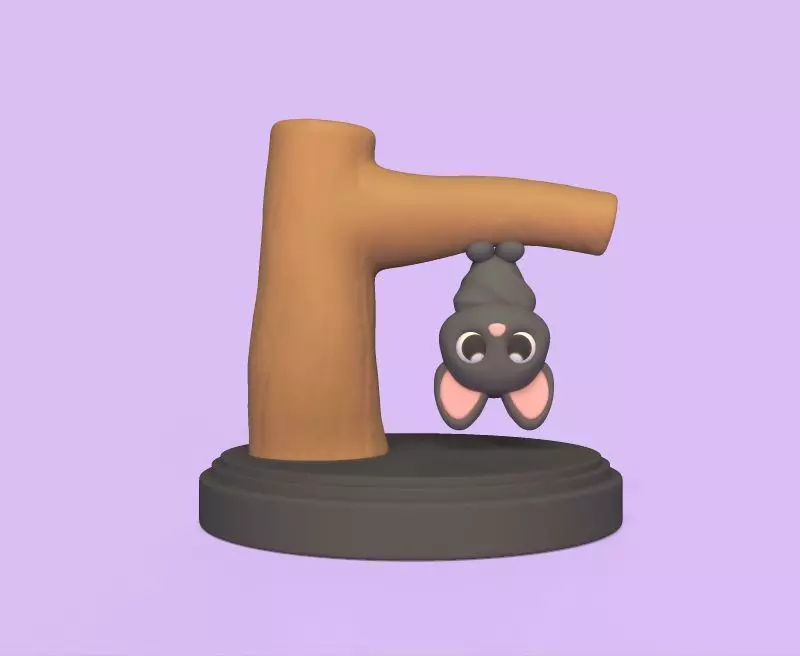 Bat tree 3D print model
