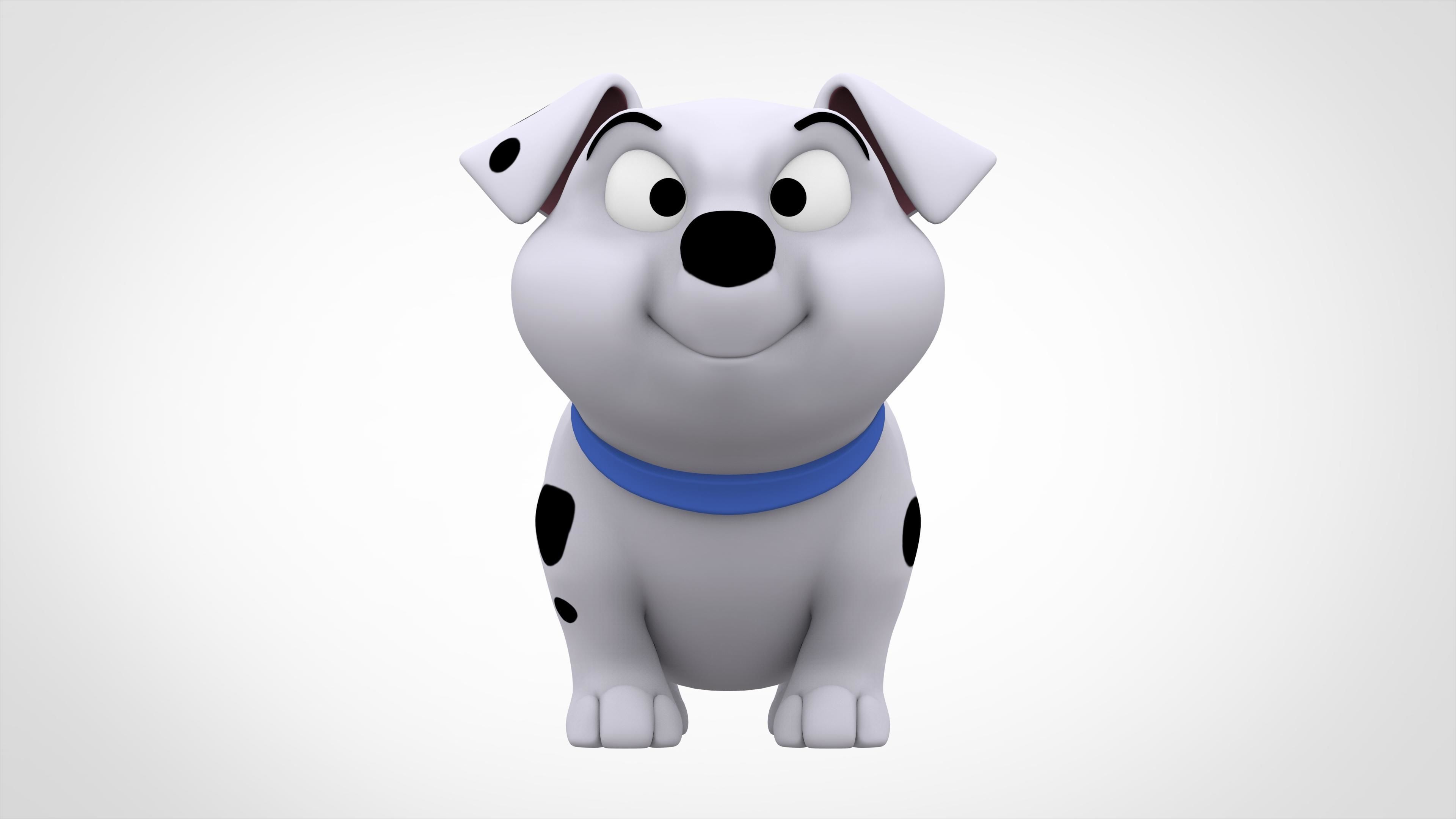 Rolly Low-poly 3D model_1