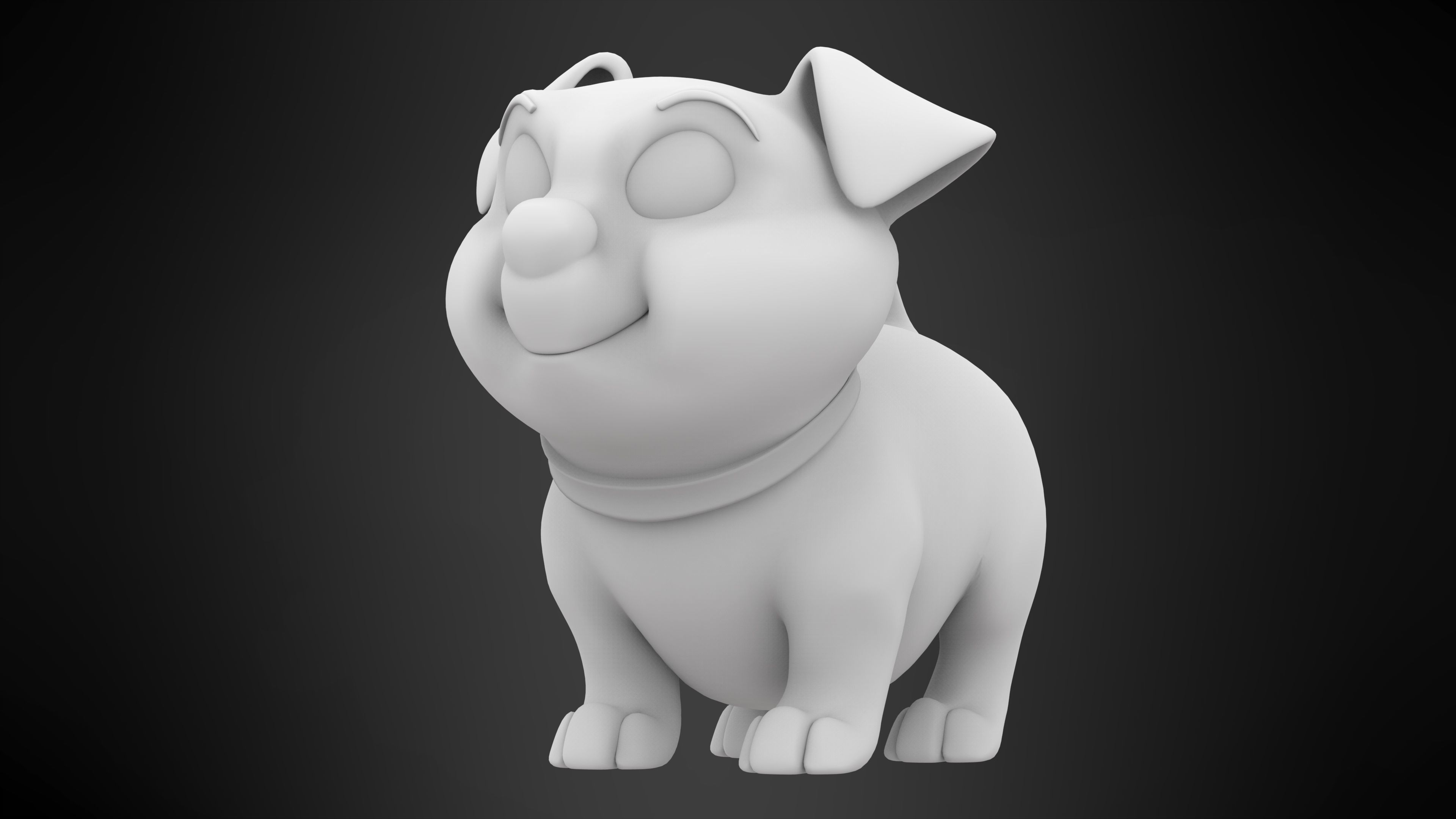 Rolly Low-poly 3D model_5