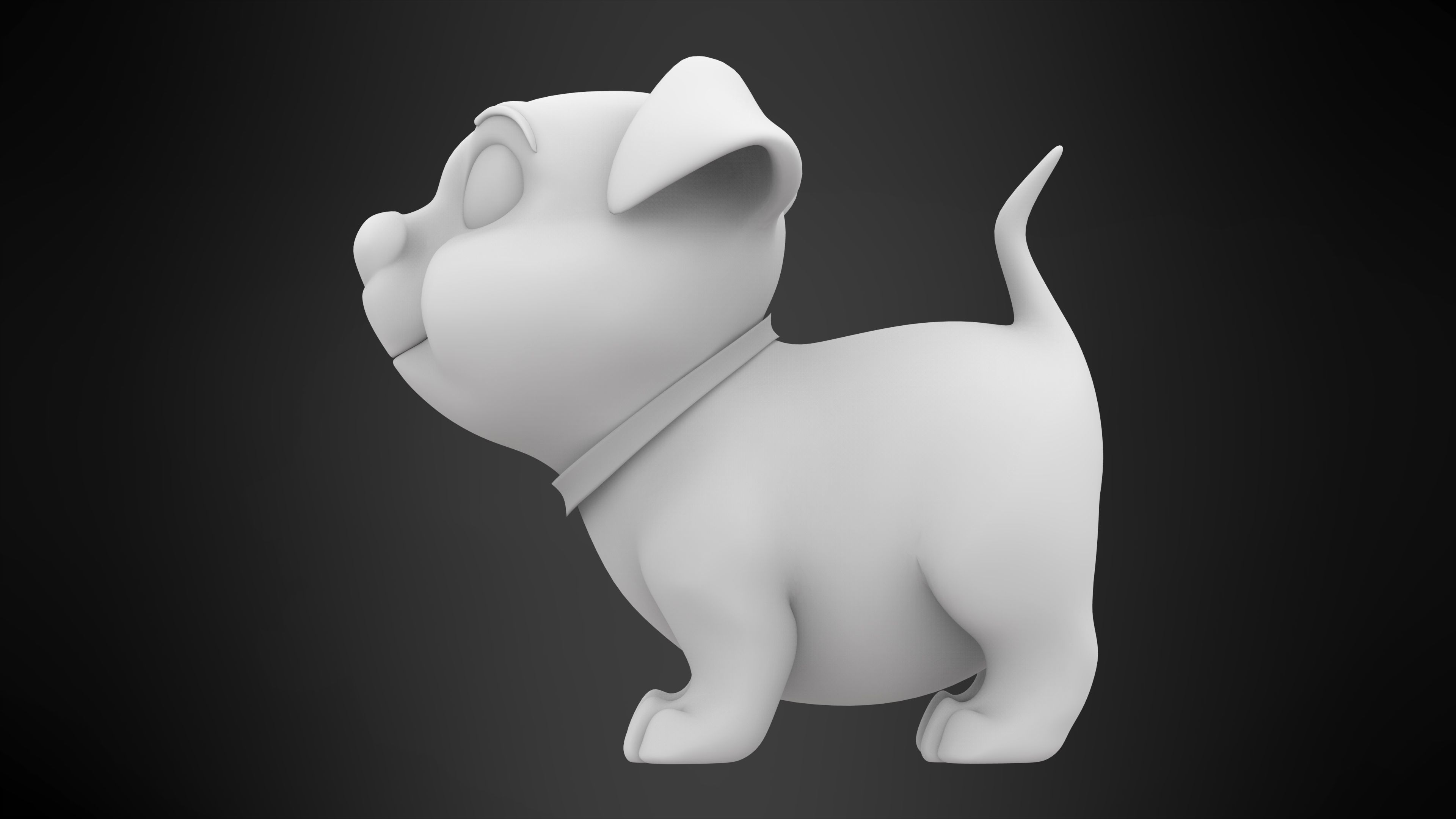 Rolly Low-poly 3D model_7