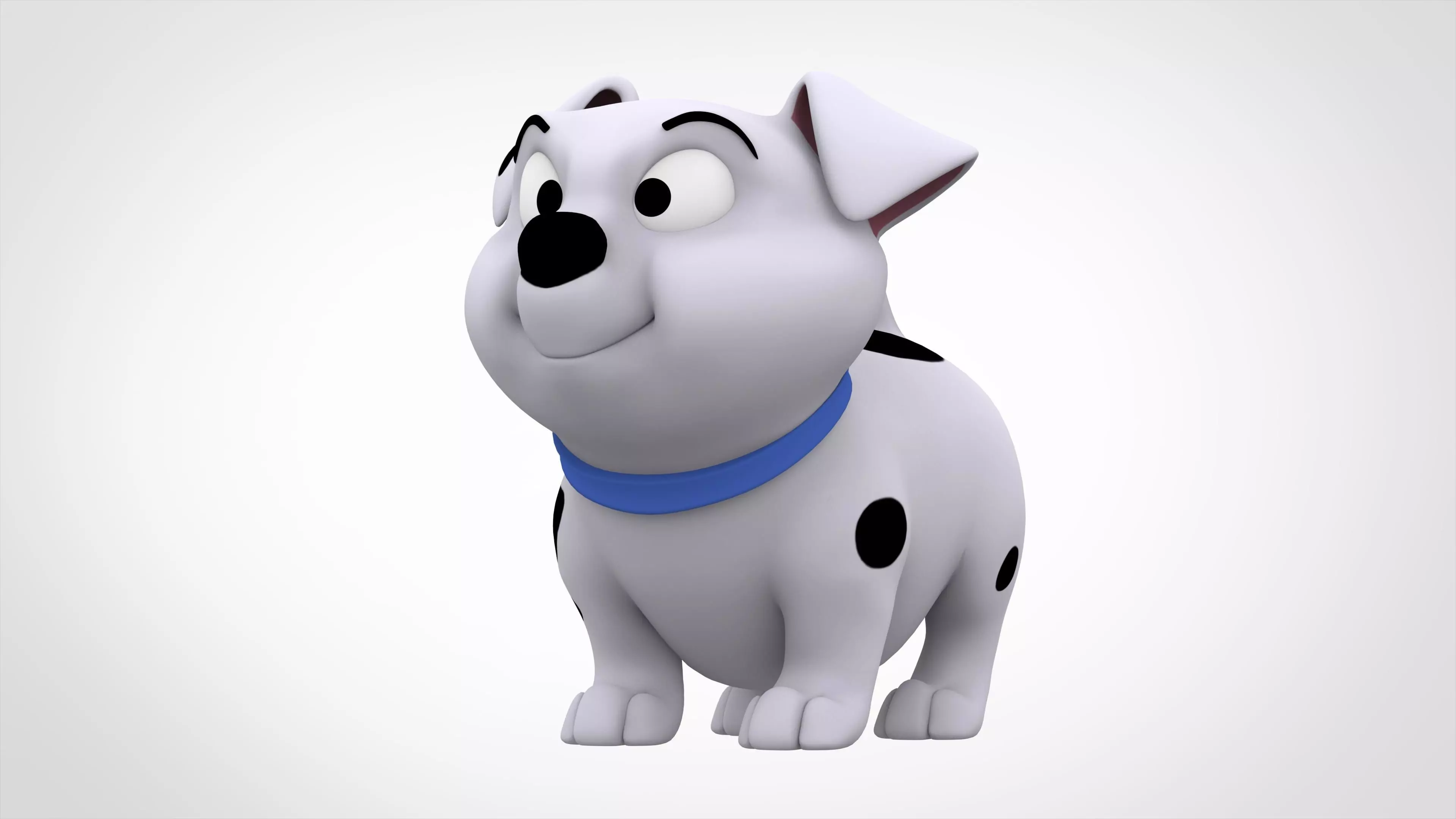 Rolly Low-poly 3D model_0