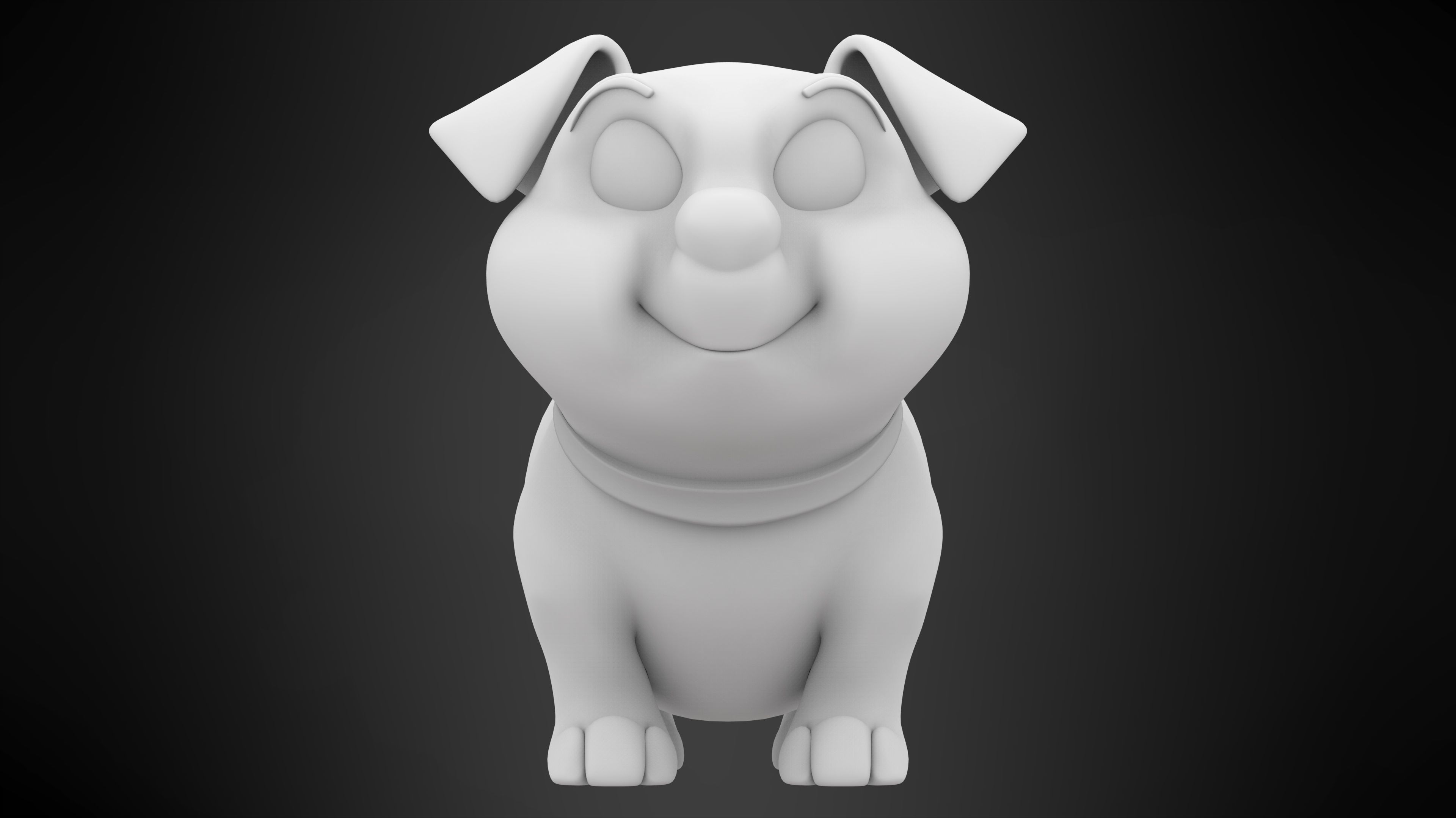 Rolly Low-poly 3D model_6