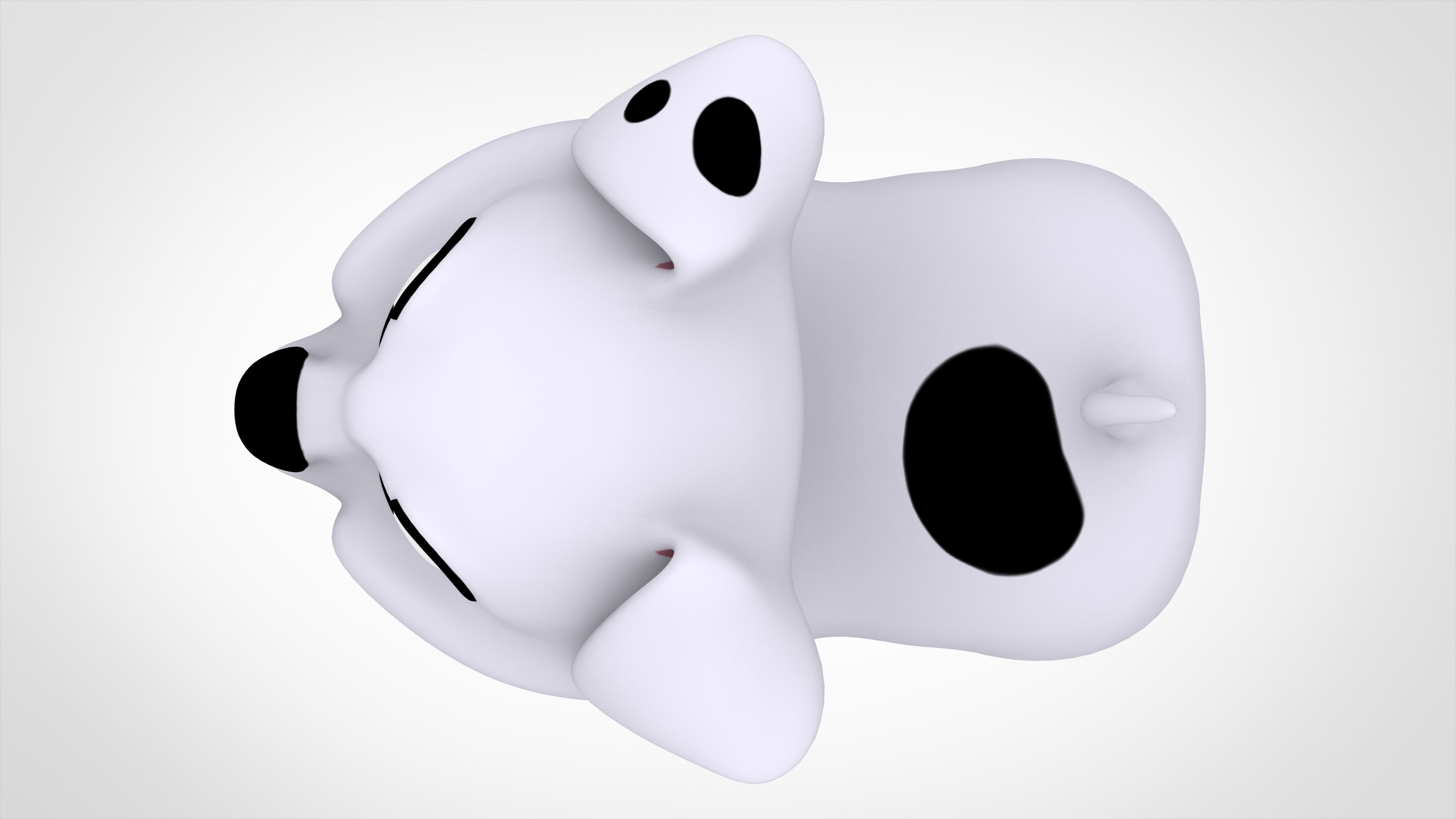 Rolly Low-poly 3D model_4