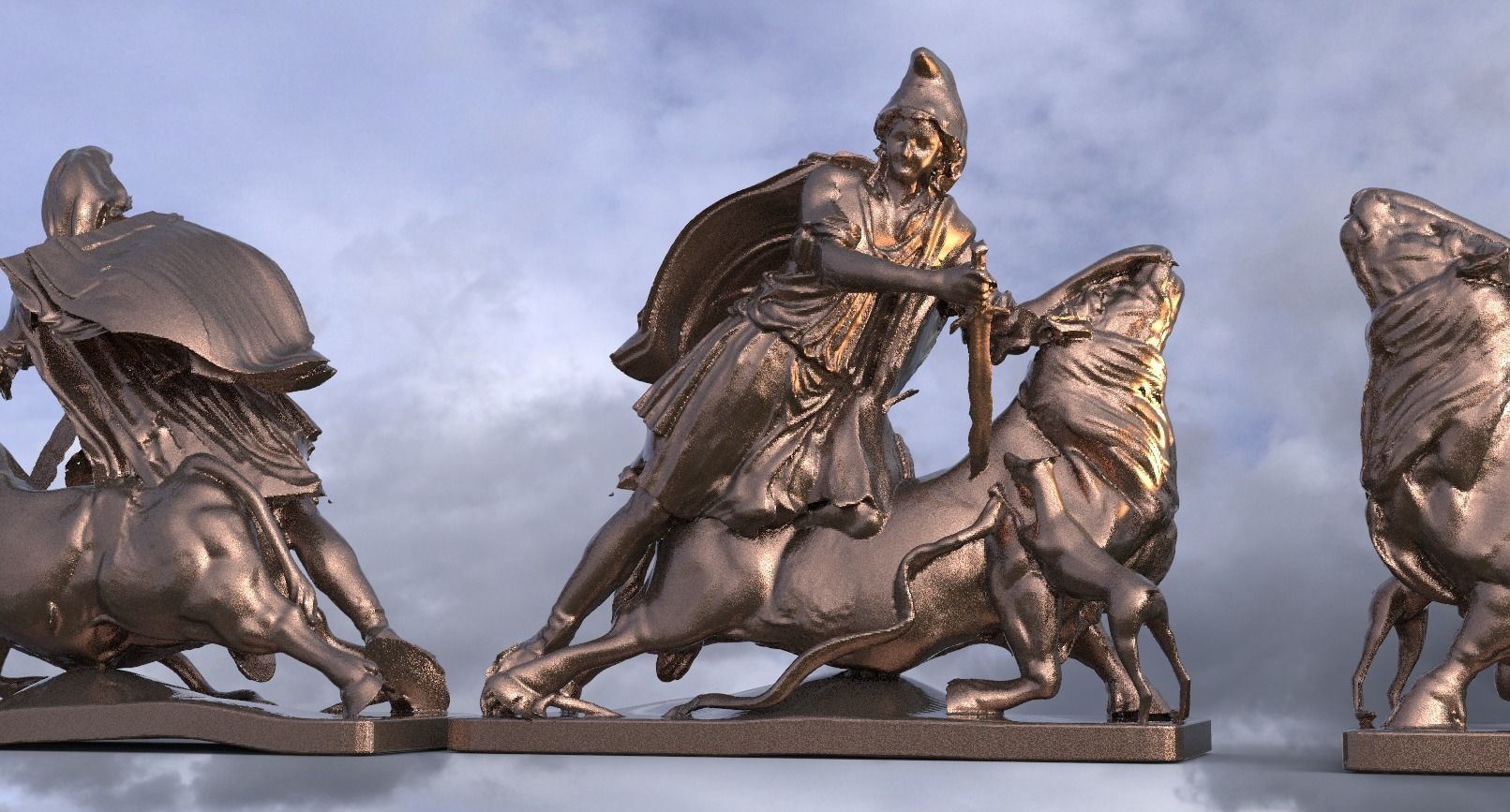 Bull sacrifice  3D model_1