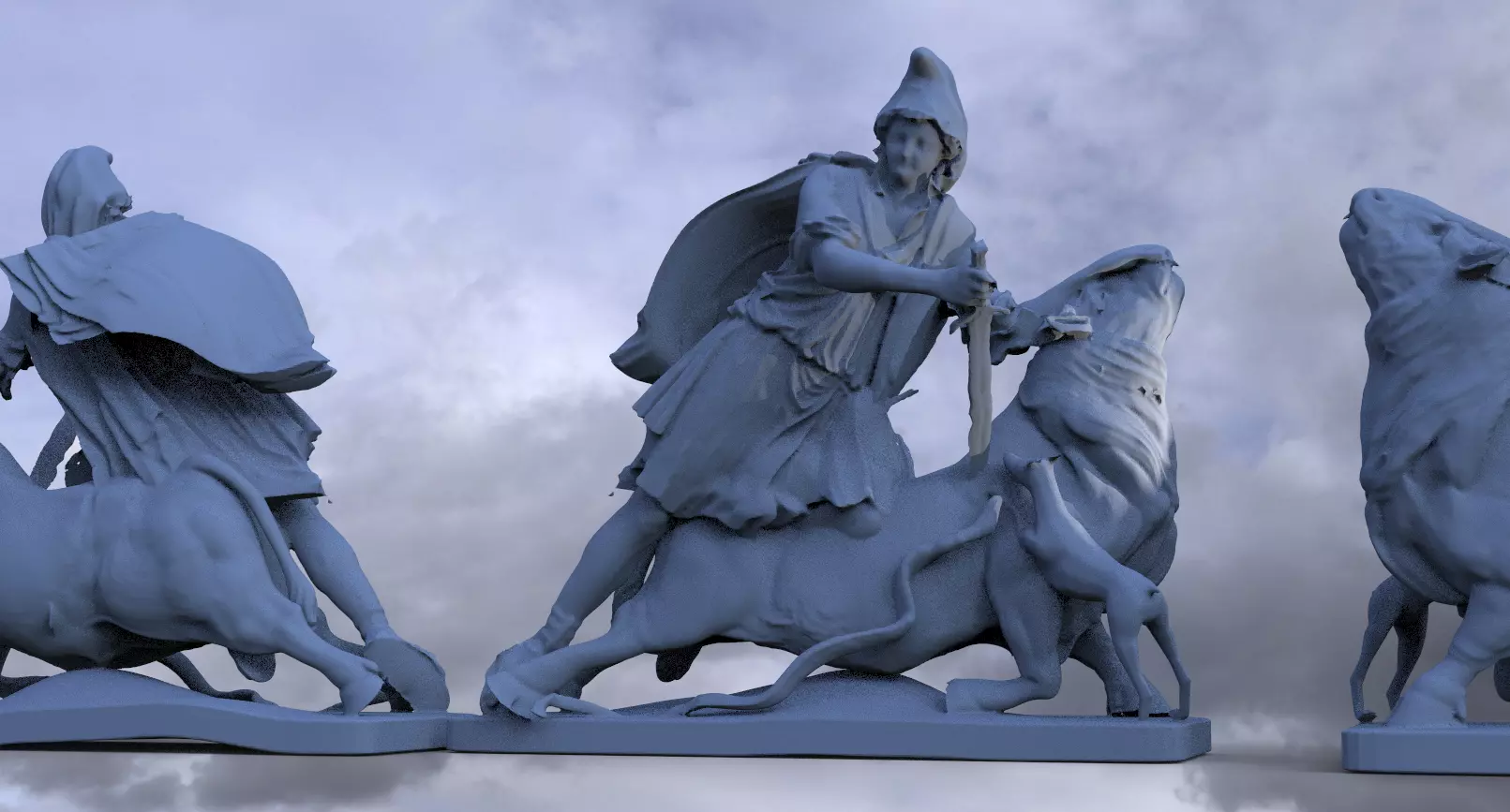 Bull sacrifice 2 3D model