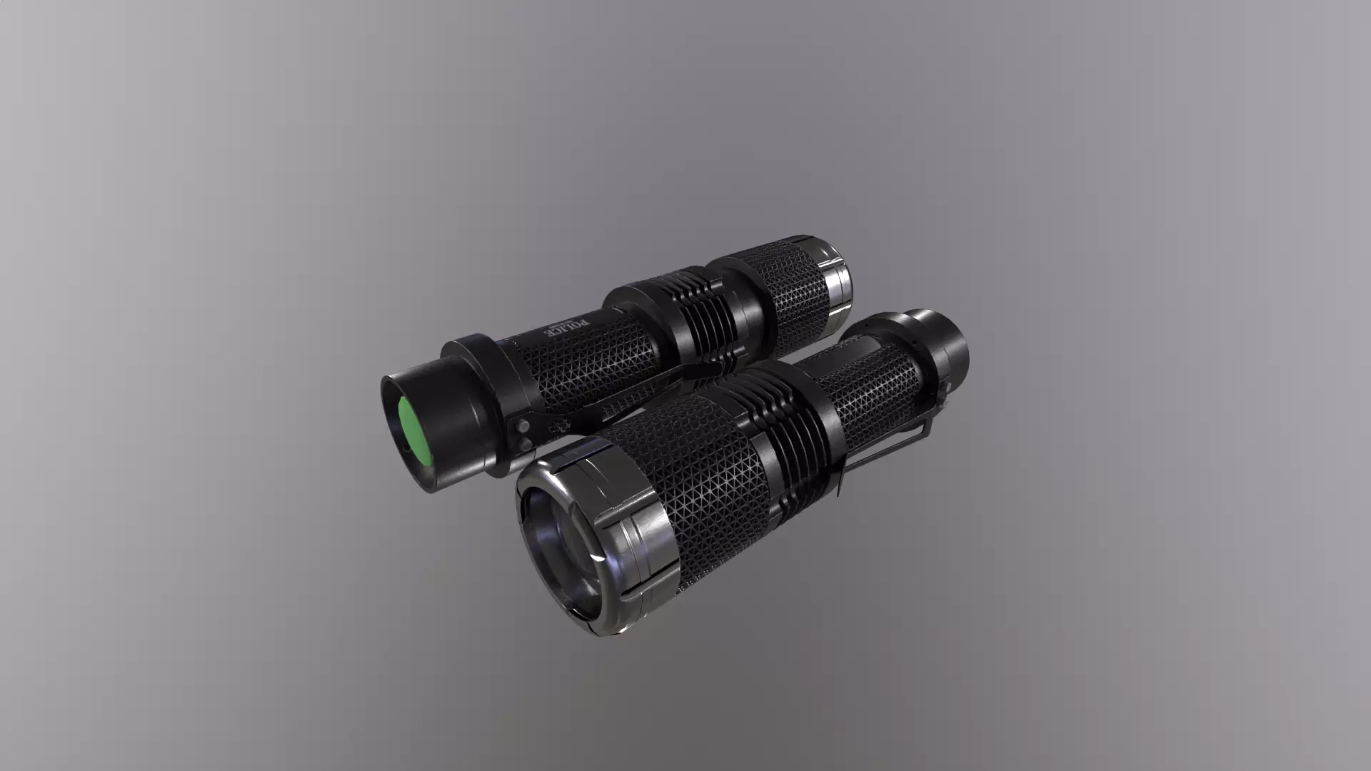 Flashlight A GameReady camera lens Free low-poly 3D model_0