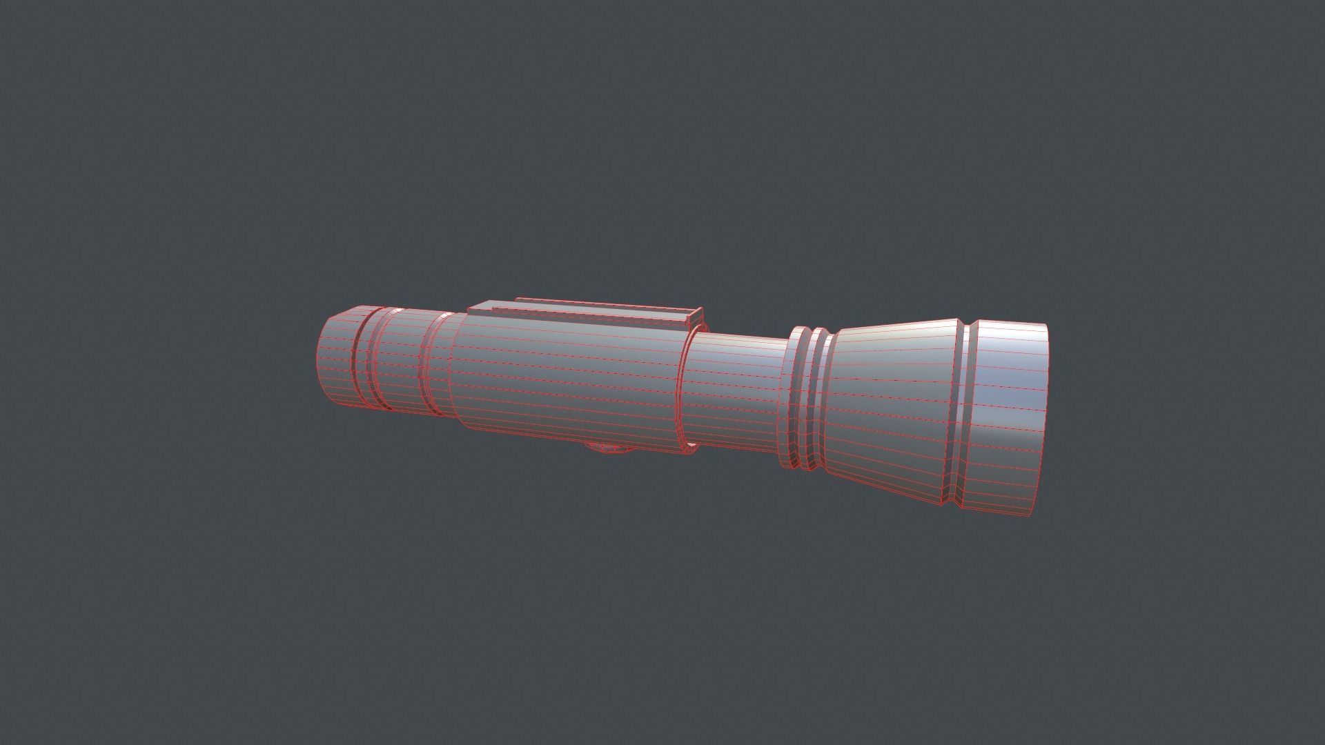 Flashlight B GameReady Free low-poly 3D model_19