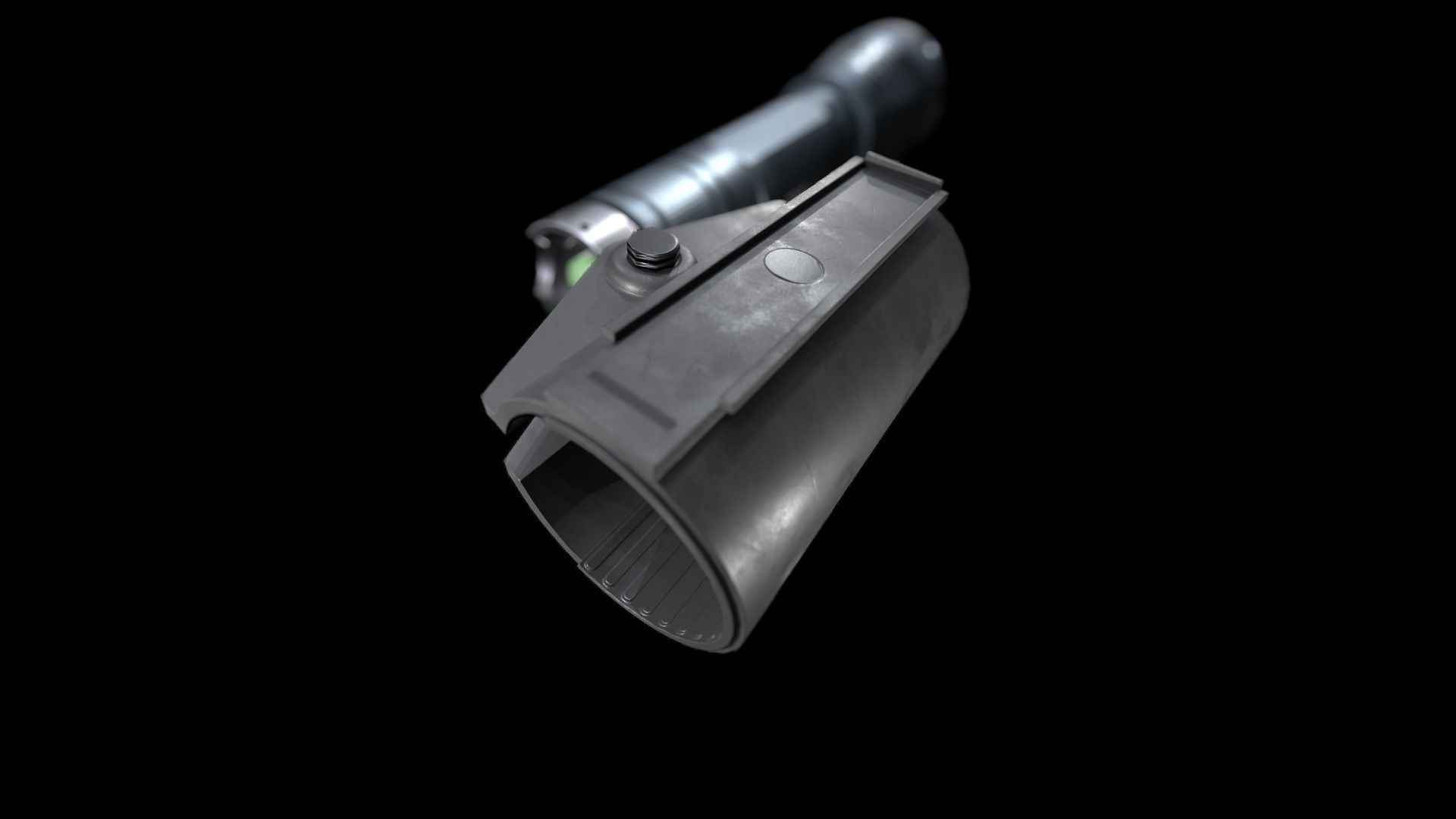 Flashlight B GameReady Free low-poly 3D model_17
