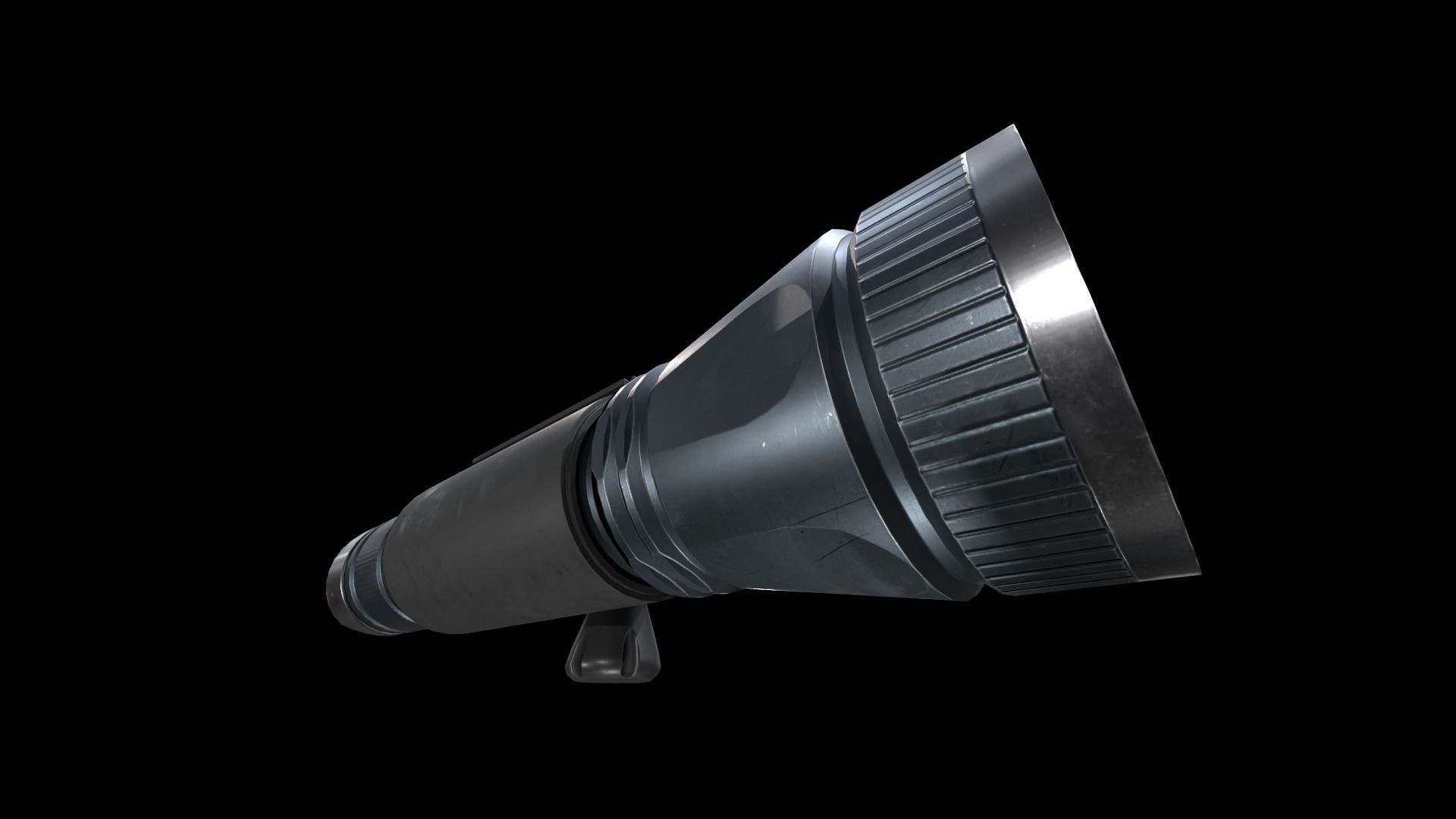 Flashlight B GameReady Free low-poly 3D model_13