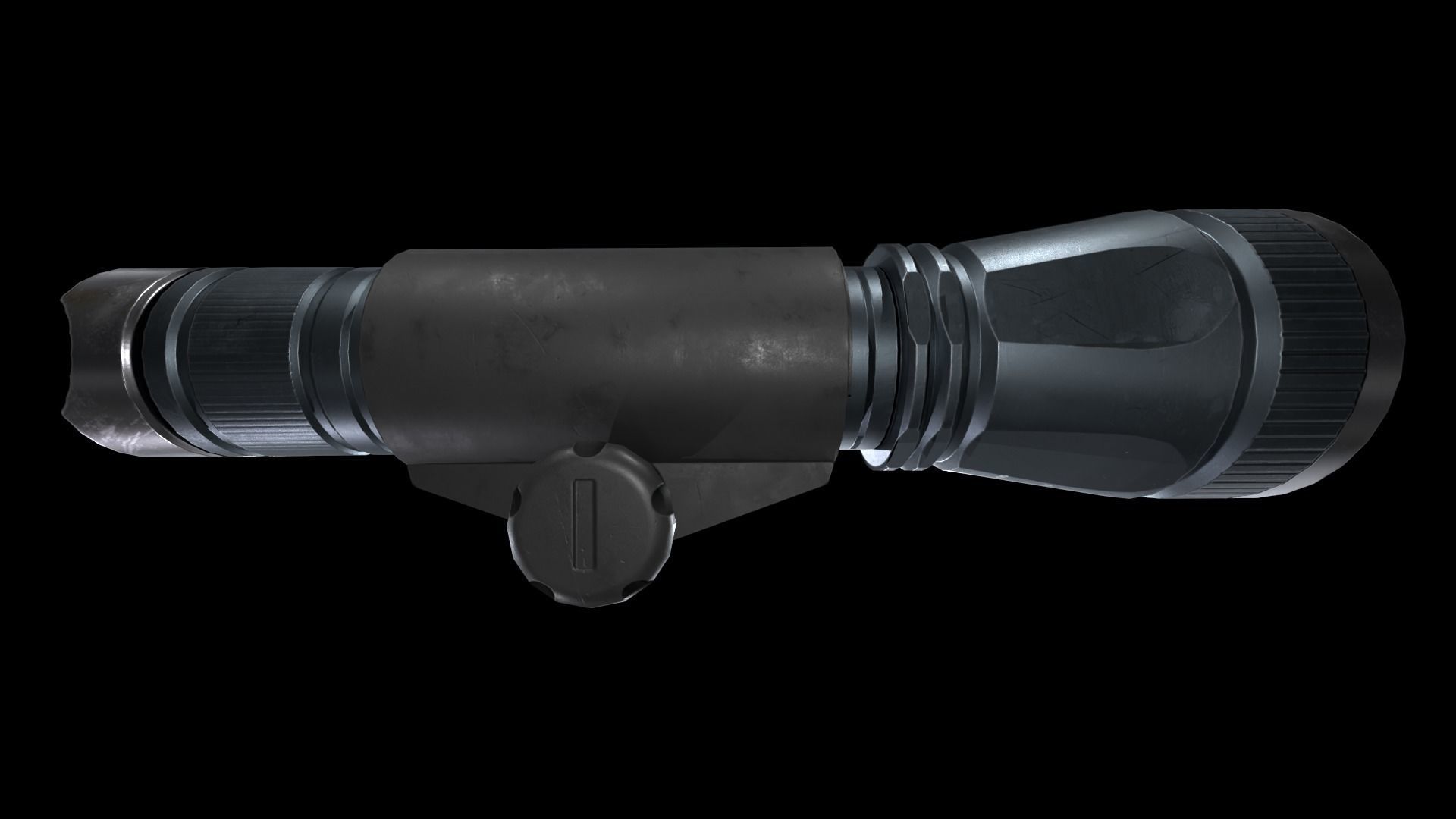 Flashlight B GameReady Free low-poly 3D model_12