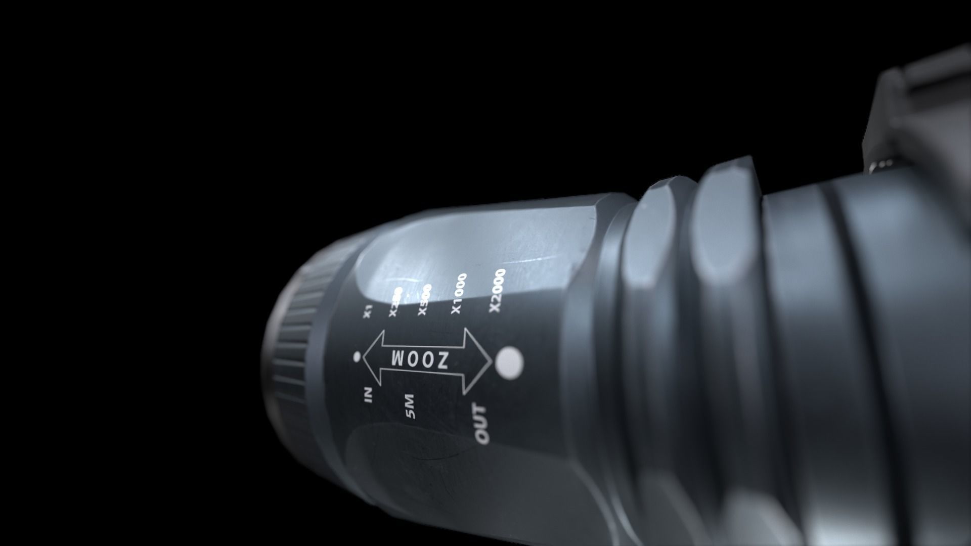 Flashlight B GameReady Free low-poly 3D model_15