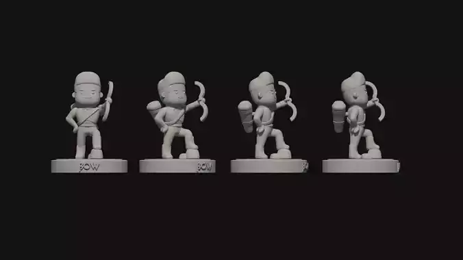 Miniature Bow She-ra 2018  3D print model