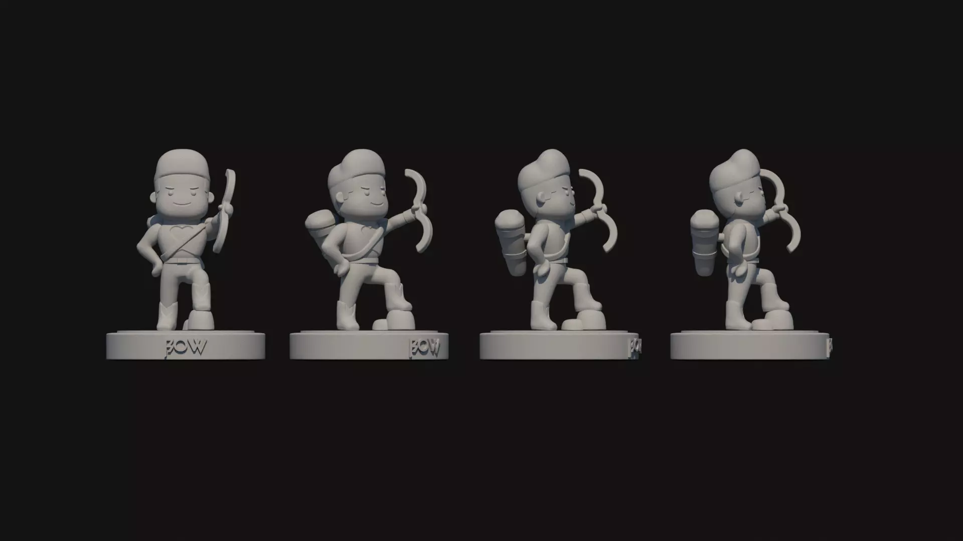 Miniature Bow She-ra 2018  3D print model_0