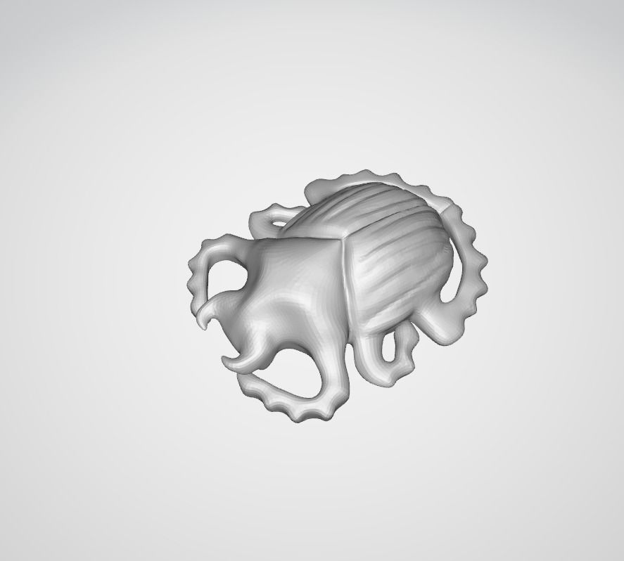 Scarab - The mummy 3D print model_1