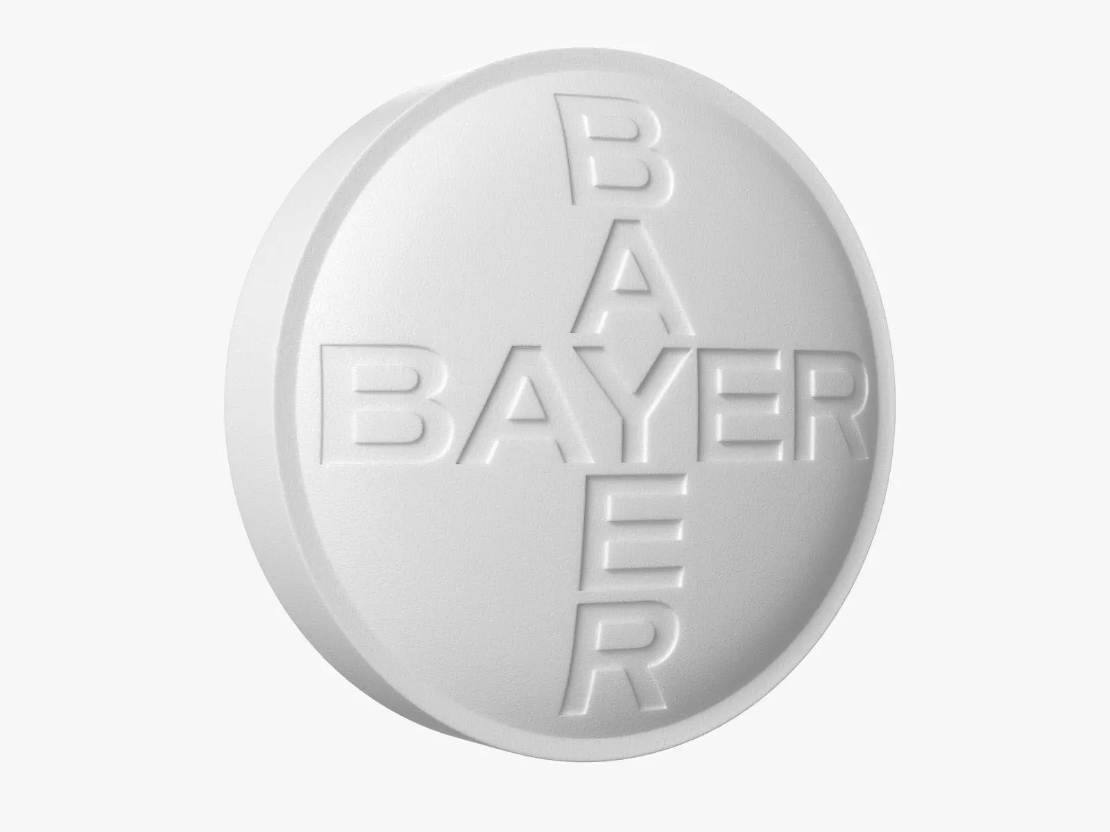 Bayer Pill 3D model