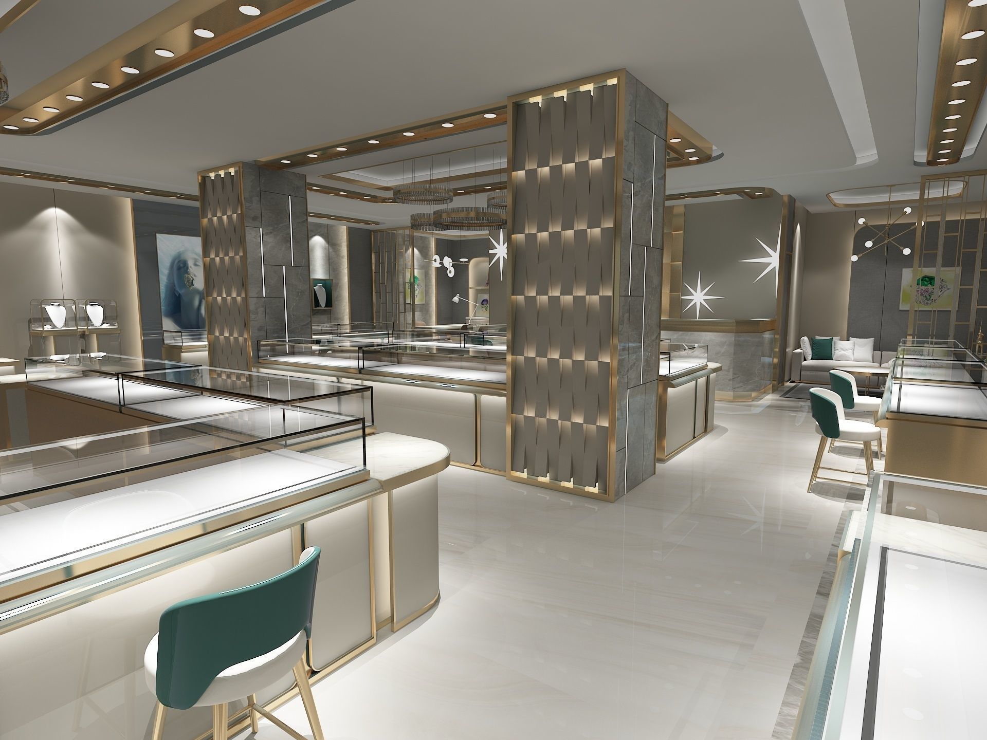Jewelry Store 2 3D model_4