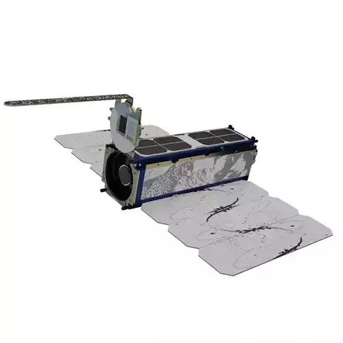 PLANET Dove Cube Satellite Free 3D model