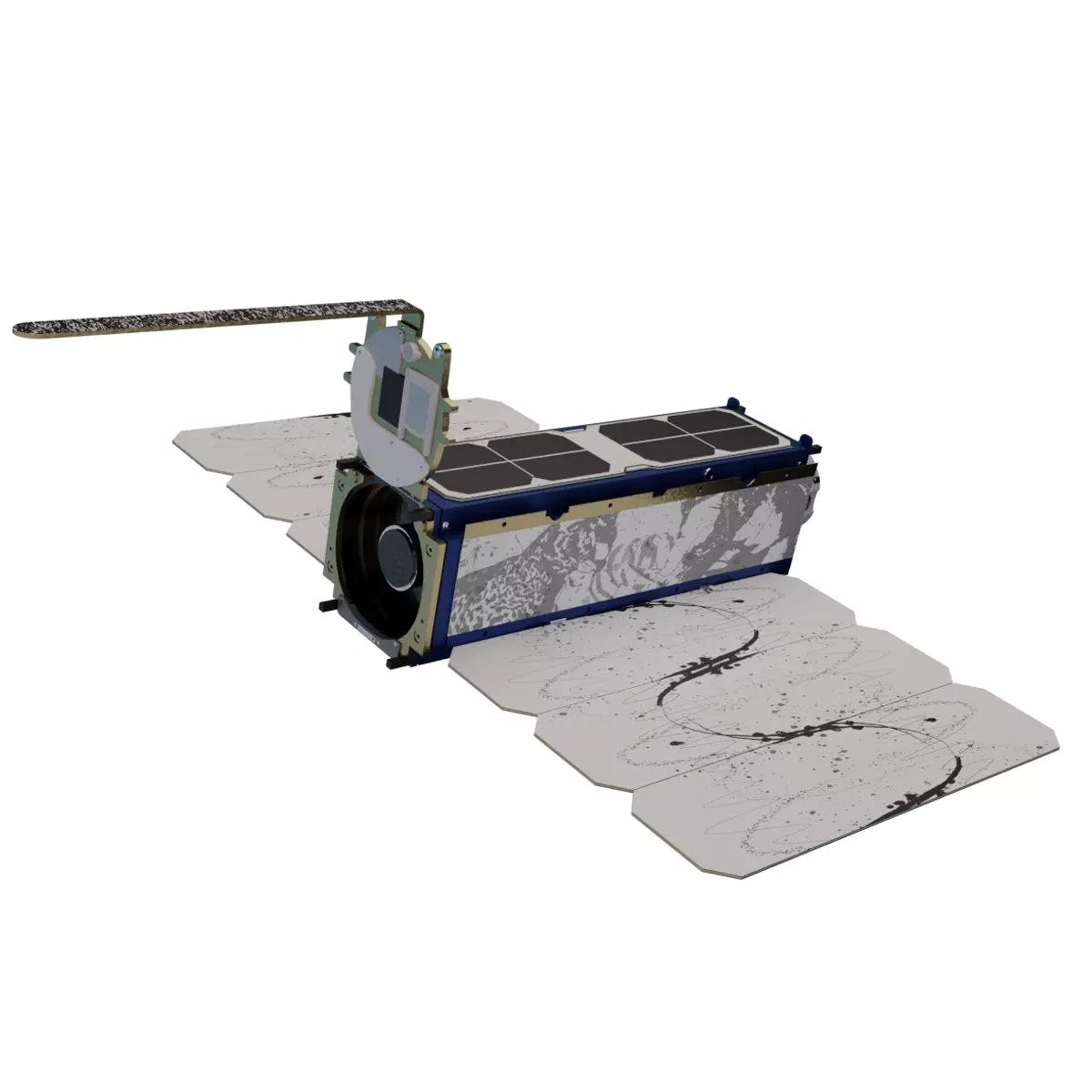 PLANET Dove Cube Satellite Free 3D model